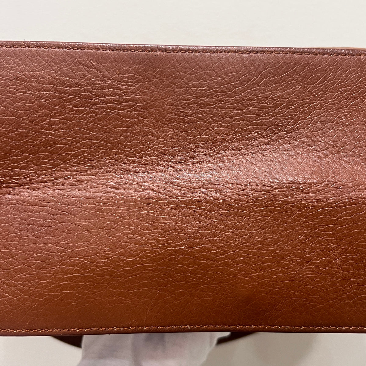 CHANEL Wood Handle Coco Mark Handbag