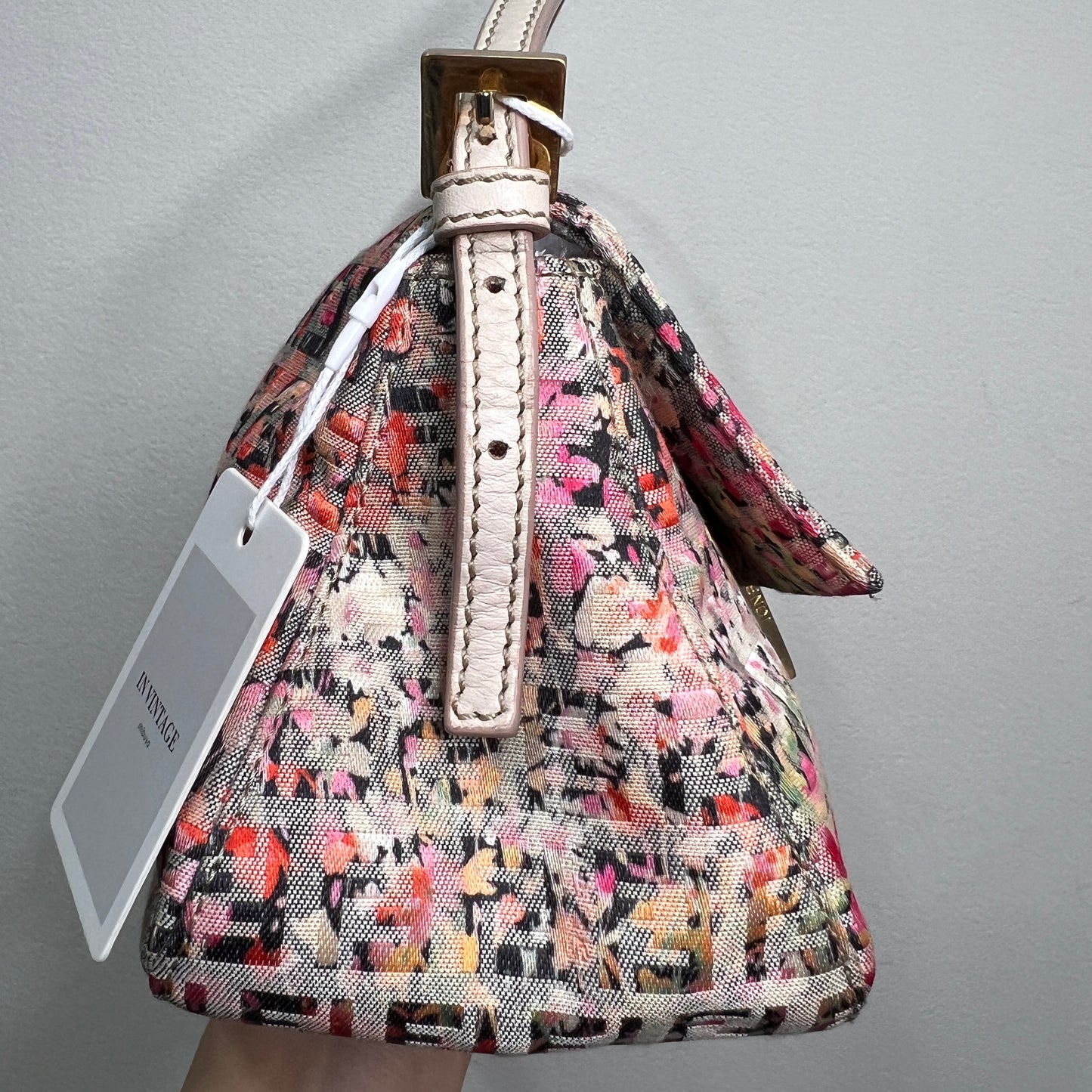 FENDI Floral Zuccino Mamma Baguette