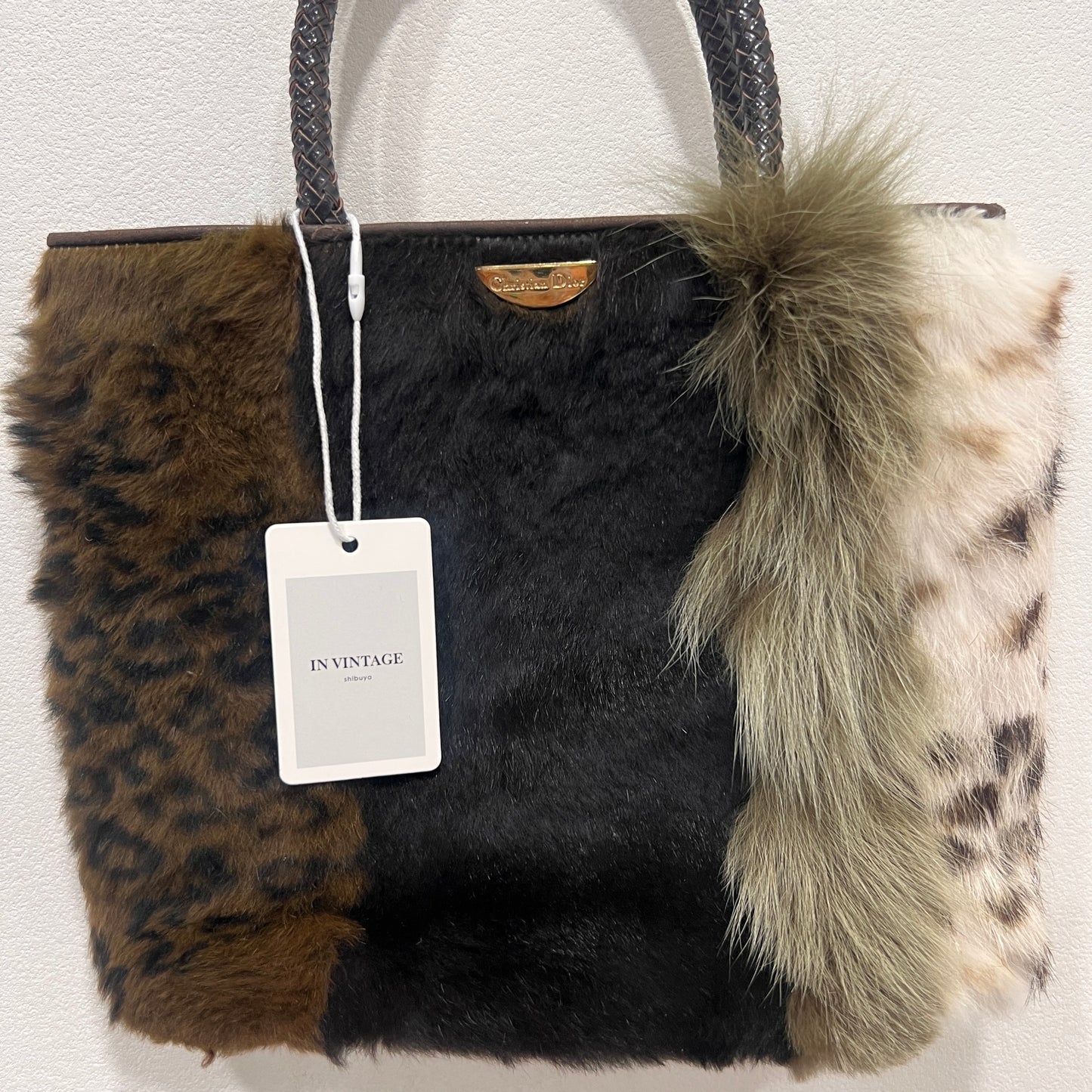 DIOR Fur Handbag Small