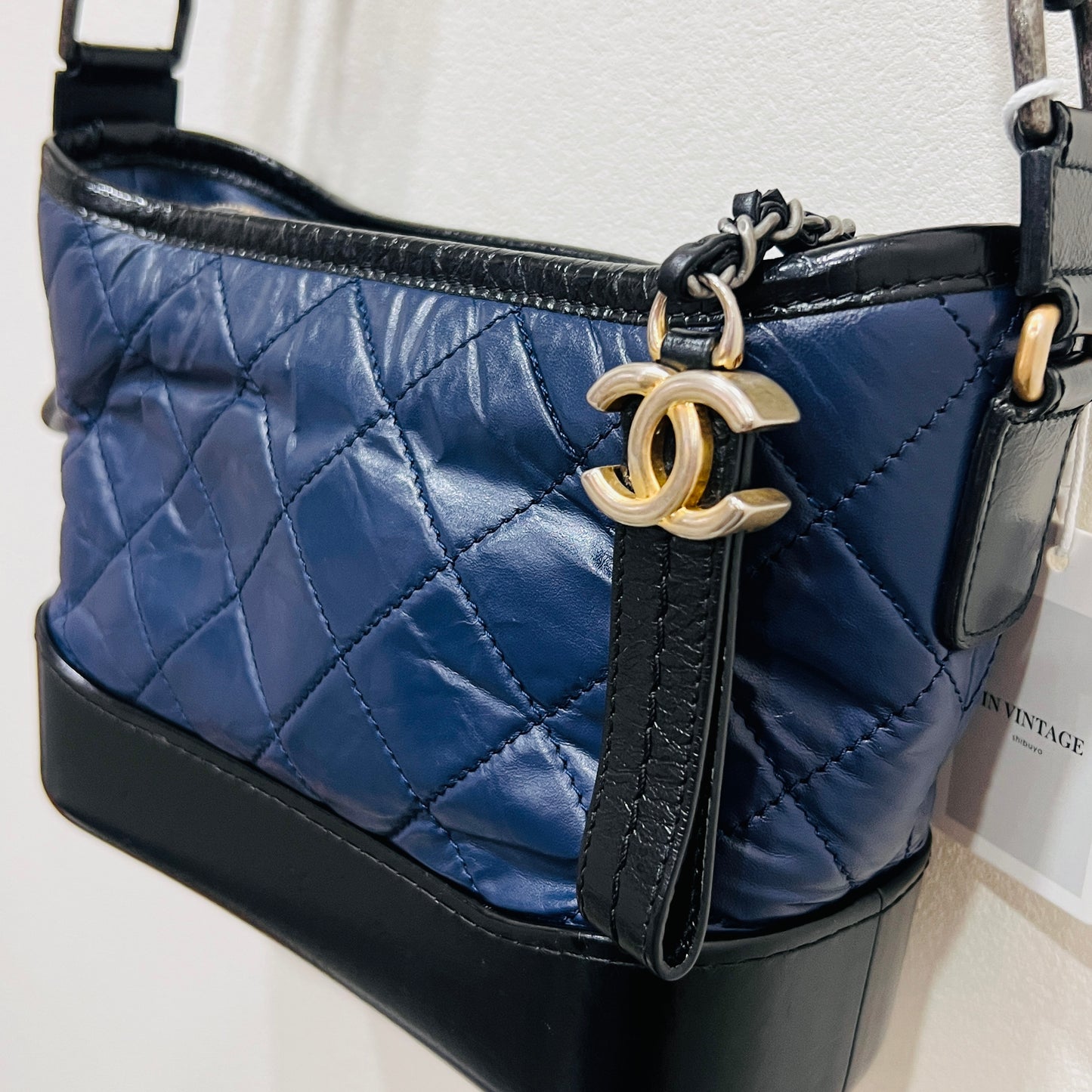 CHANEL Gabrielle Medium Navy Blue