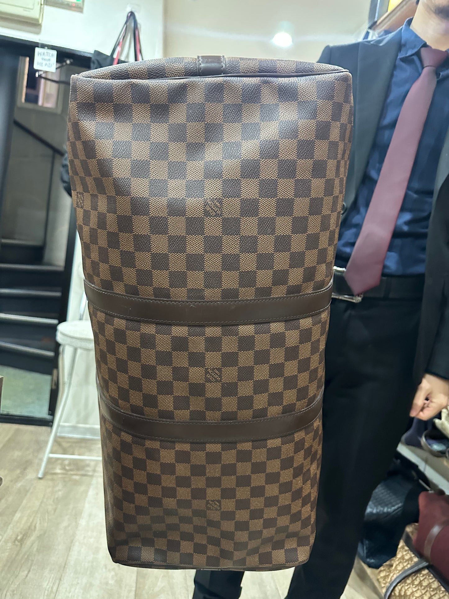 Louis Vuitton Damier ebene keepall 55
