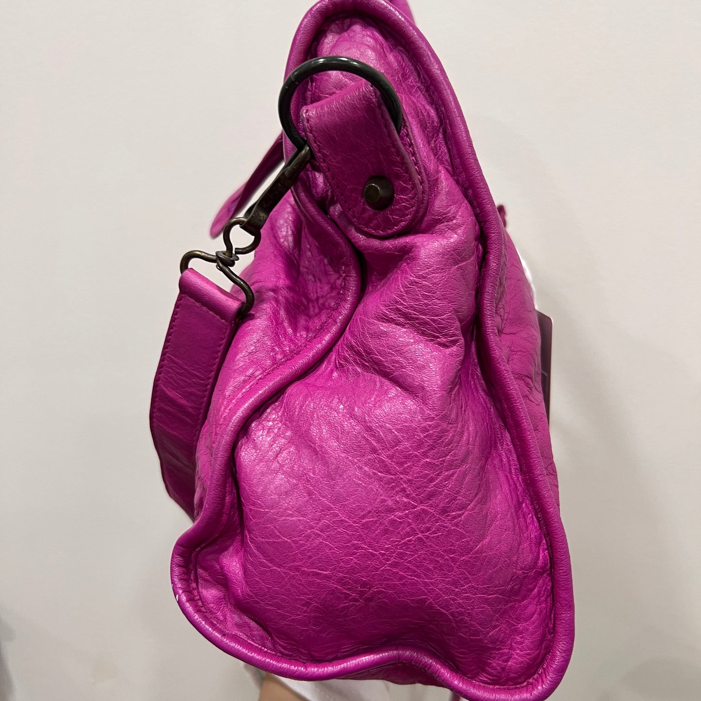 BALENCIAGA City Bag Medium Magenta Pink