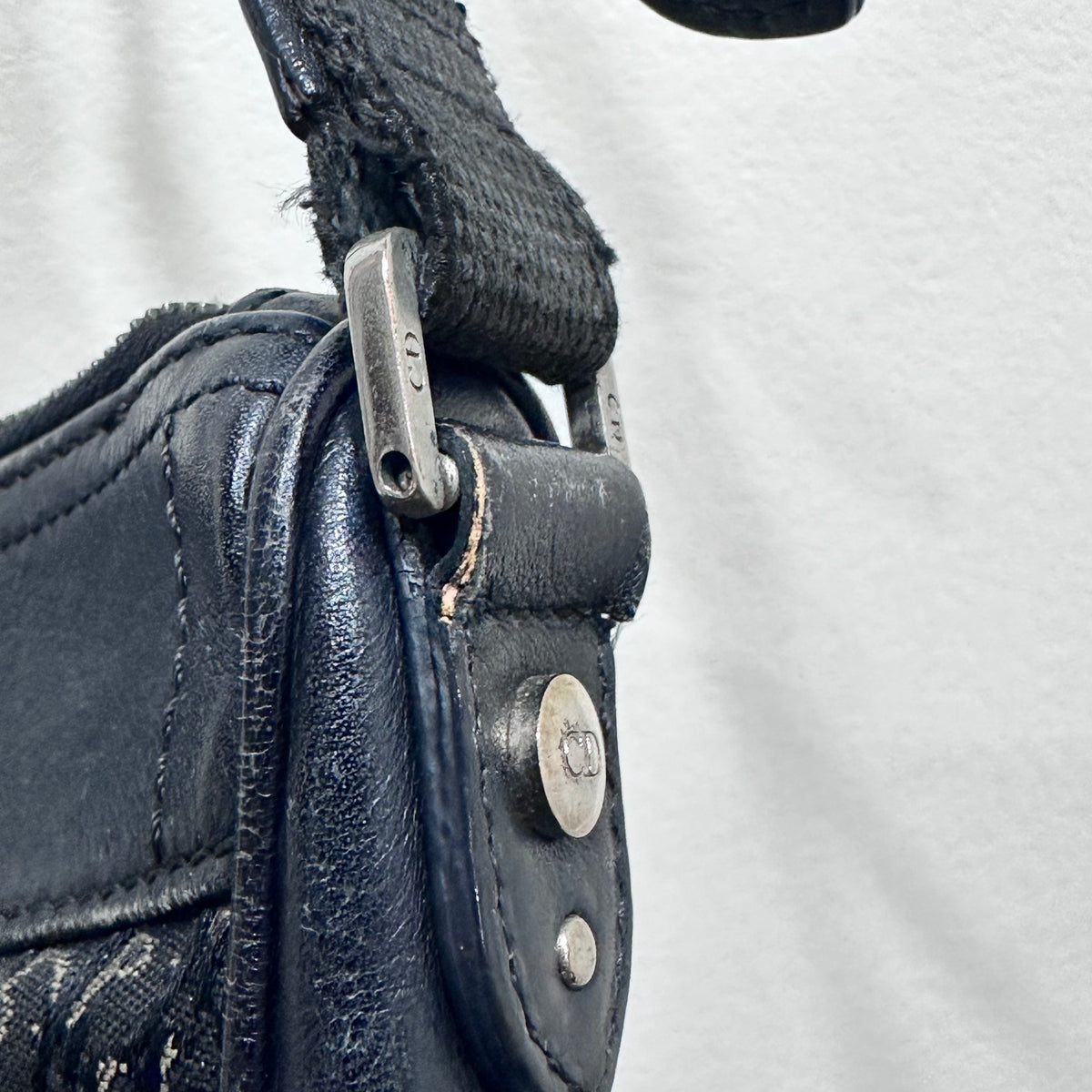 CHRISTIAN DIOR Street Chic Trotter One-Shoulder Bag designed by John Galliano Early 2000s