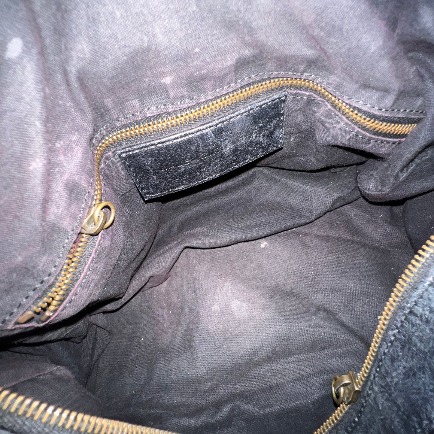 BALENCIAGA Black Twiggy Leather Satchel