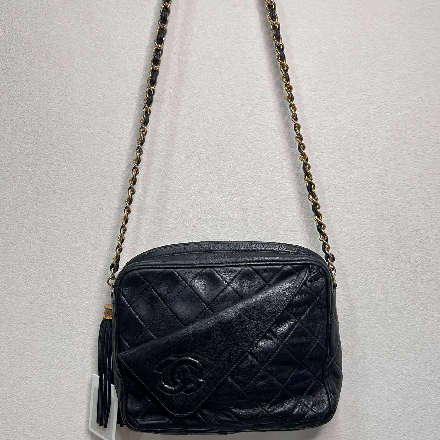 CHANEL Matelasse Tassel Bag