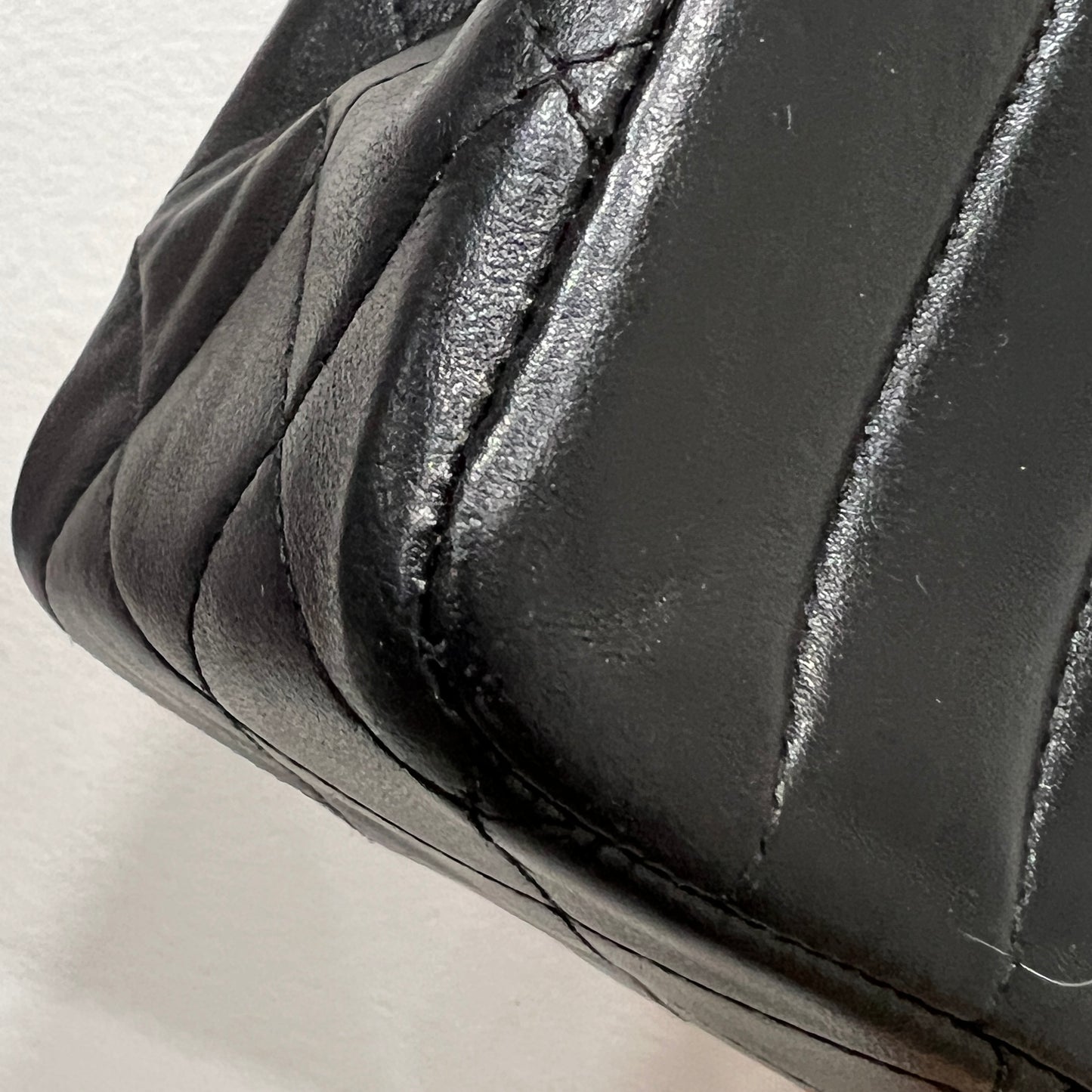 CHANEL Matelassé Mademoiselle Coco Mark Lambskin Handbag