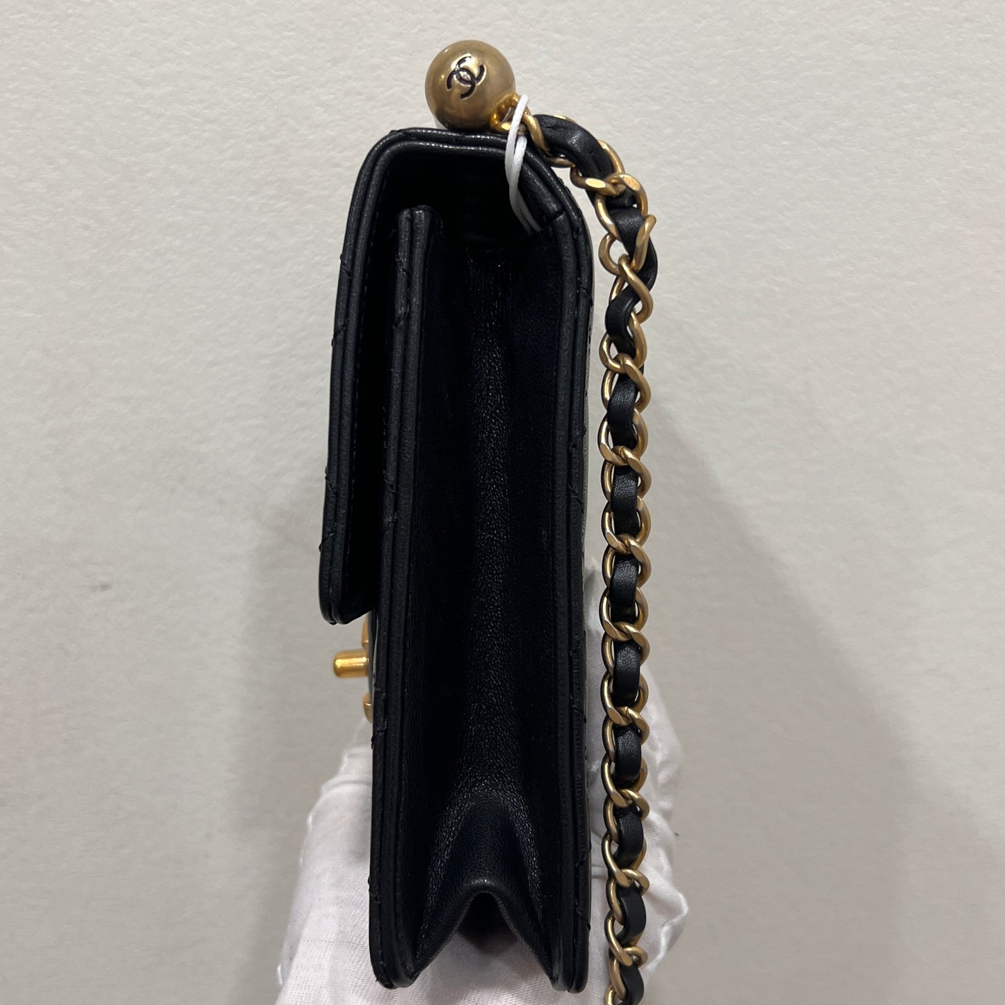 CHANEL Mini Chic Pearl Flap Bag Quilted