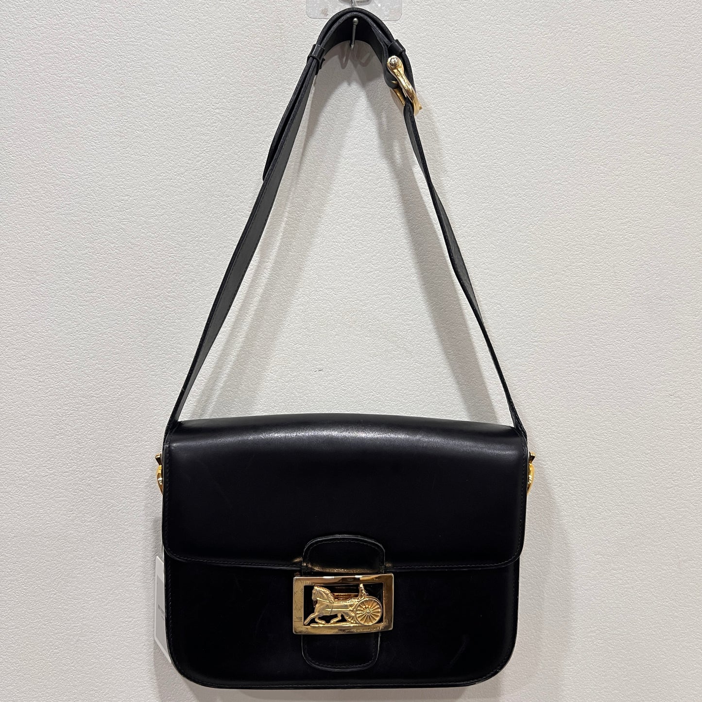 CELINE Vintage Horse Carriage Shoulder Bag
