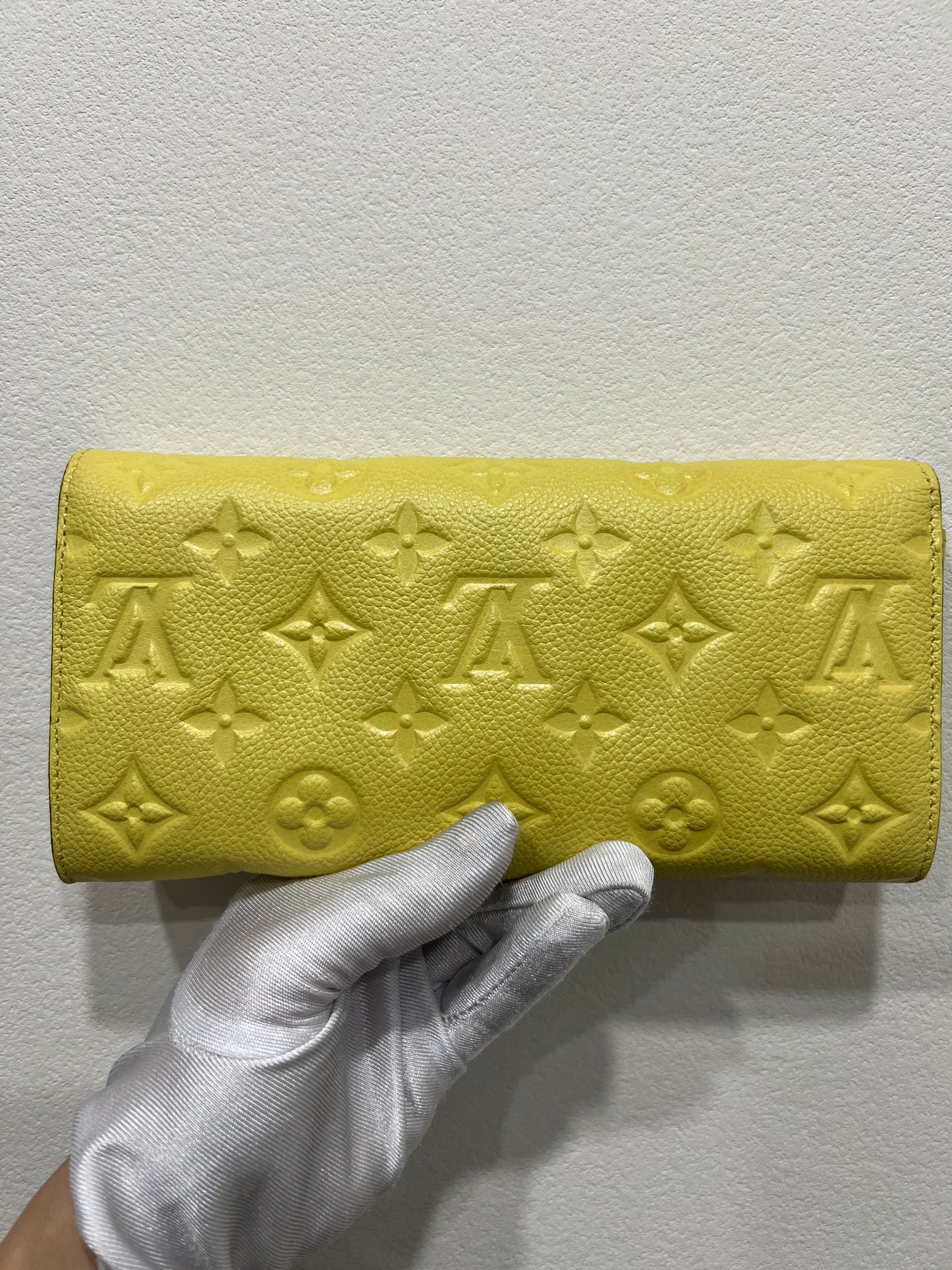 LOUIS VUITTON Empreinte Citrine Leather