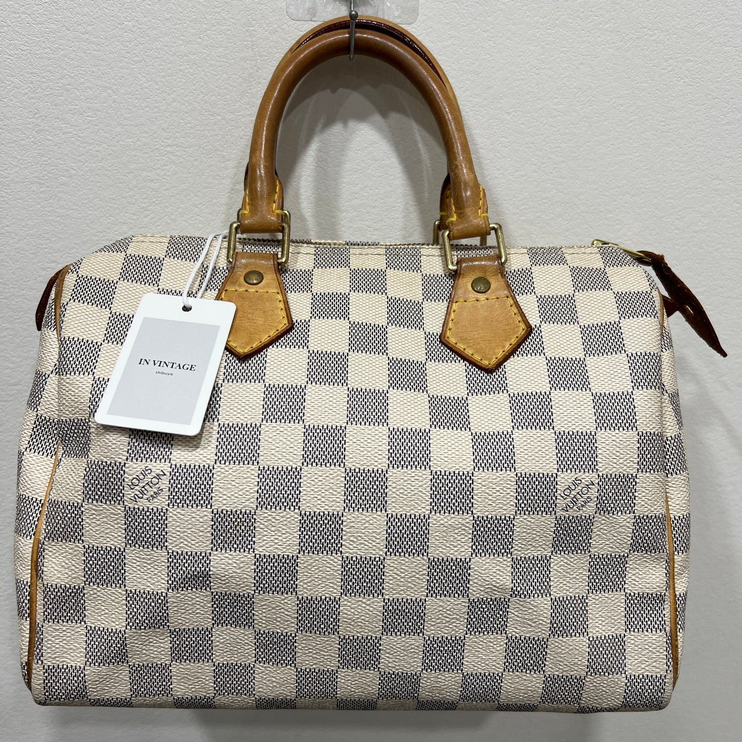 LOUIS VUITTON Speedy White Damier 25 (6530316)