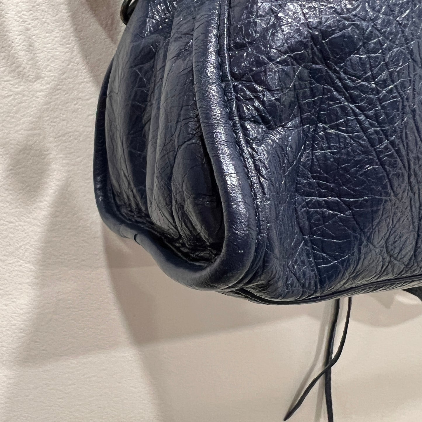 BALENCIAGA City Bag Medium Navy Blue