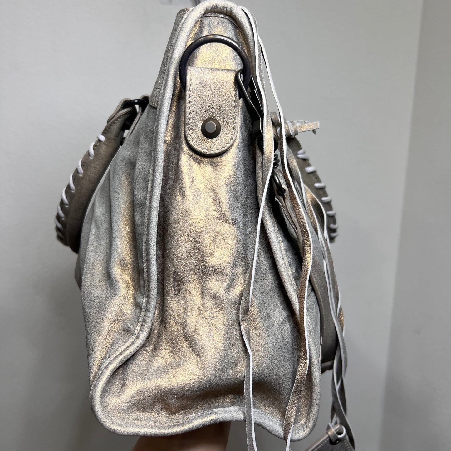 BALENCIAGA City Bag pearlescent