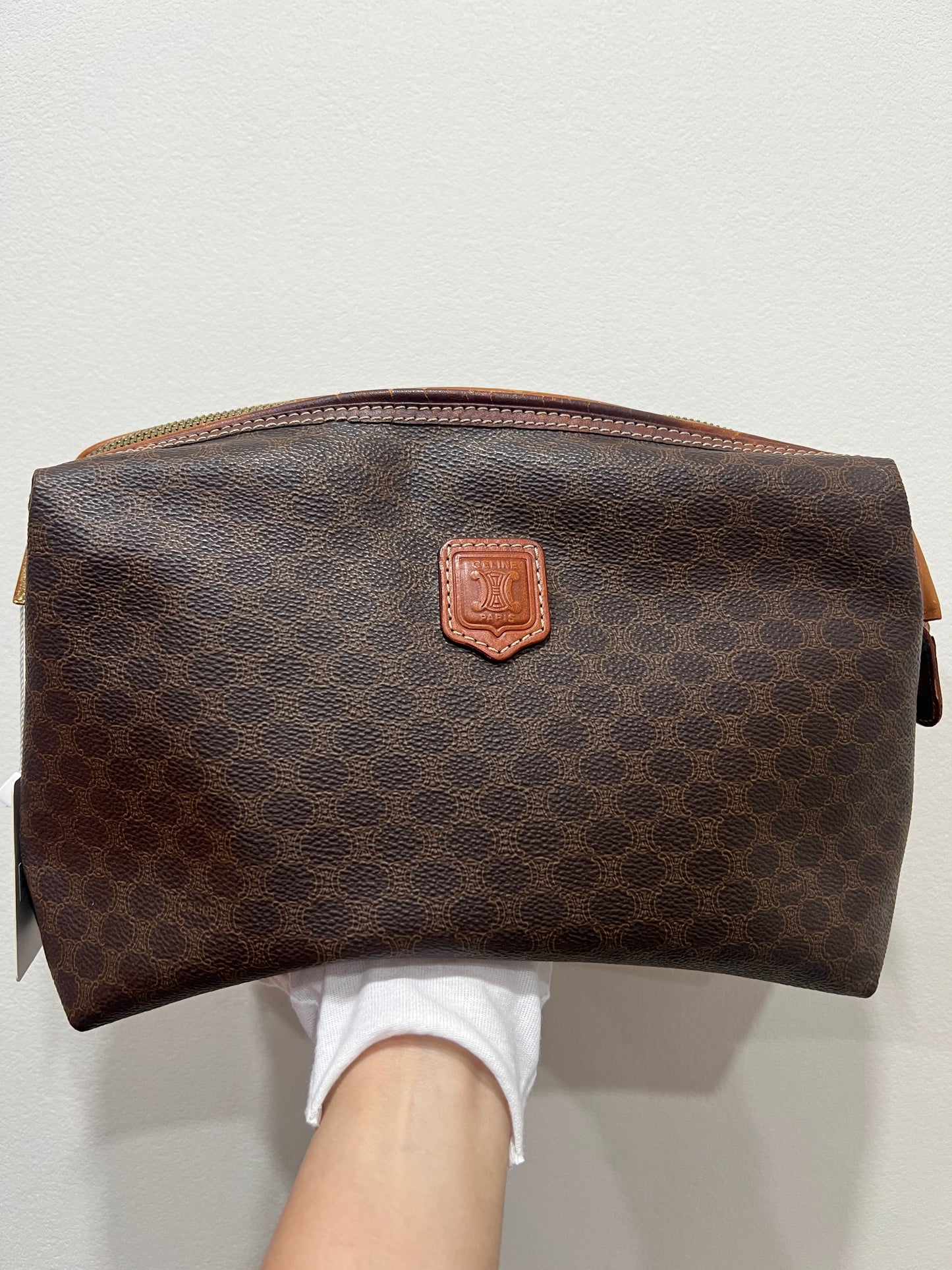 CELINE Macadam Pouch PVC Leather