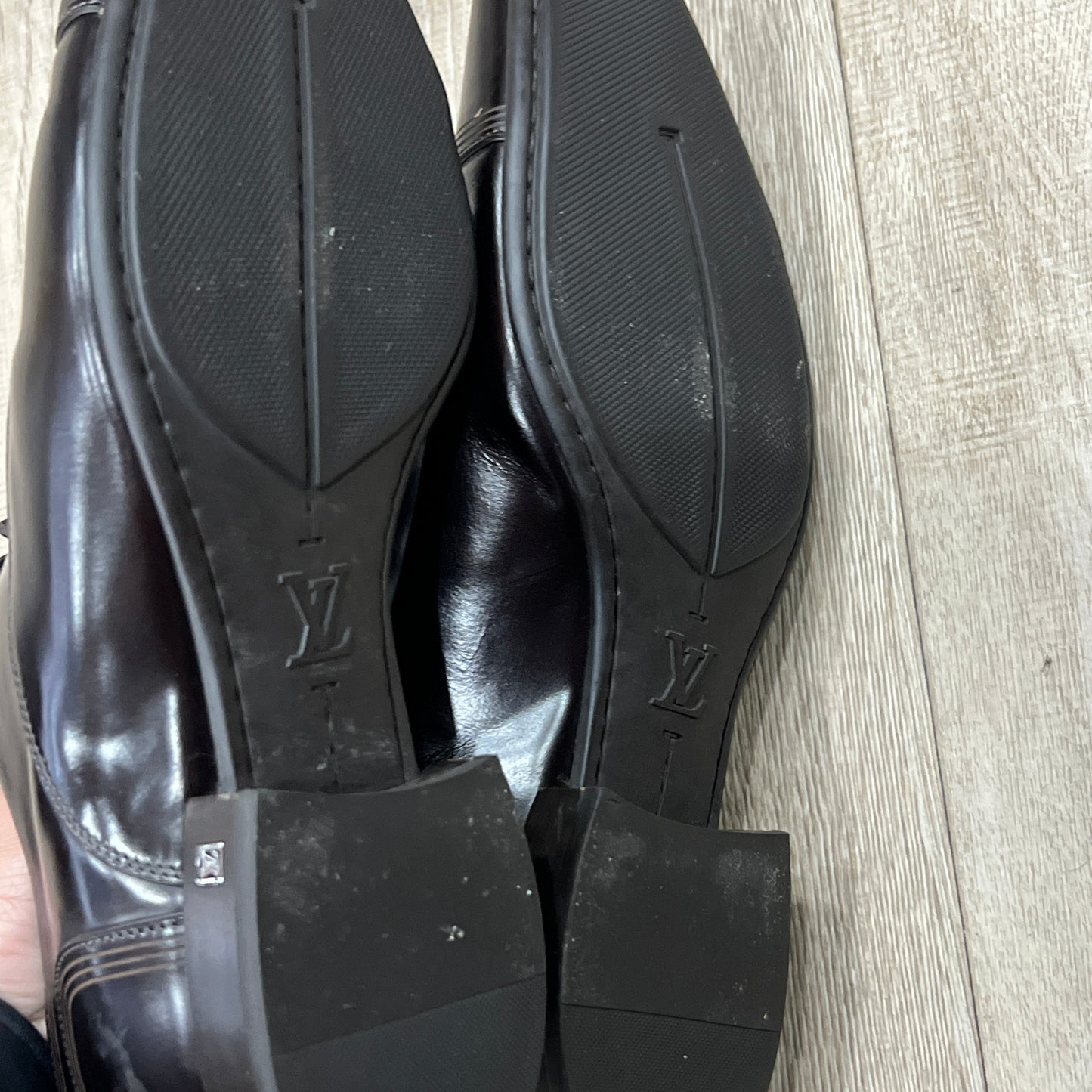 LOUIS VUITTON Men's Leather Shoes Full Complete Set