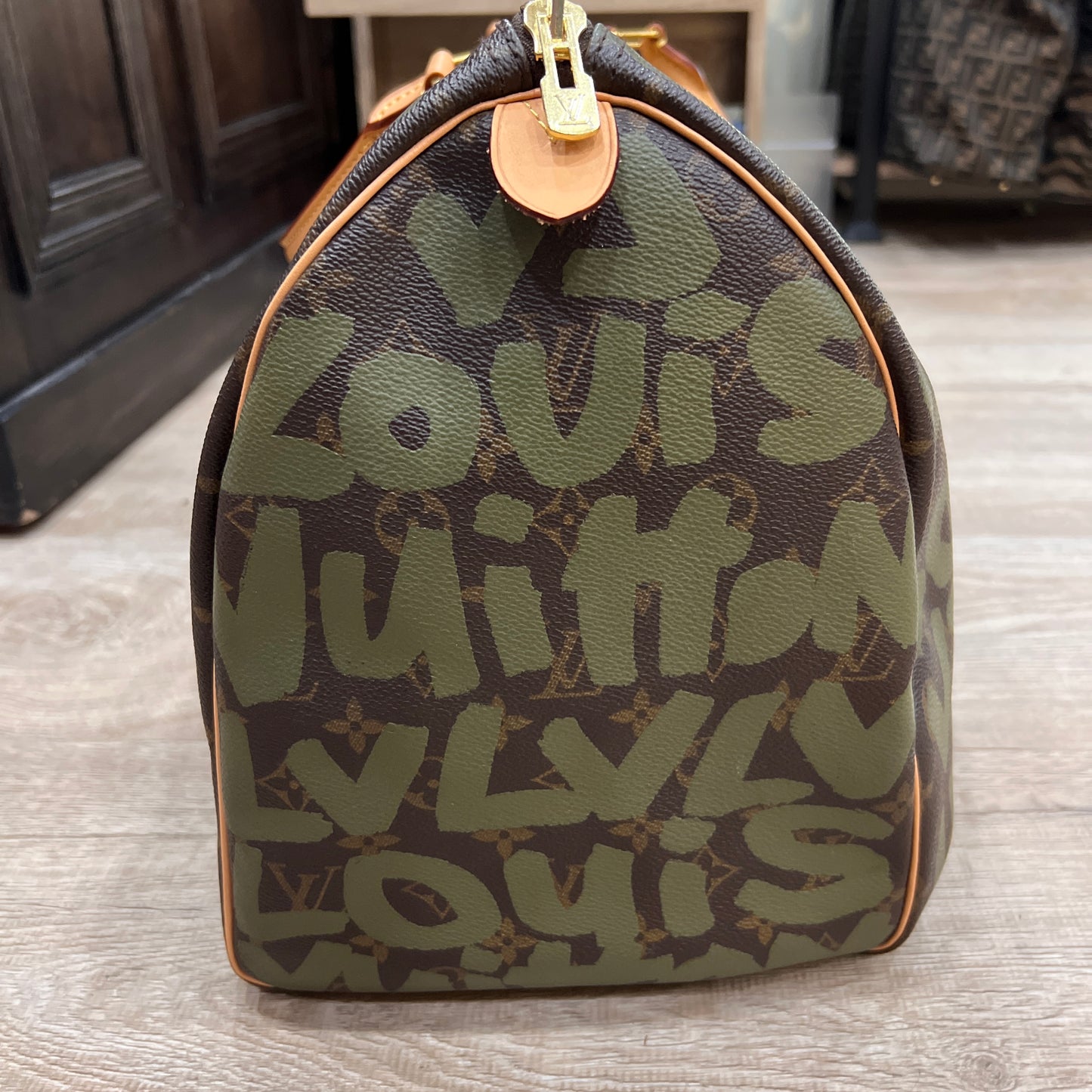 LOUIS VUITTON KEEPALL 45 X Stephen Sprouse