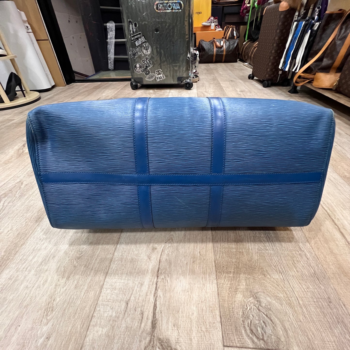 LOUIS VUITTON Keepall Epi Lether 50cm