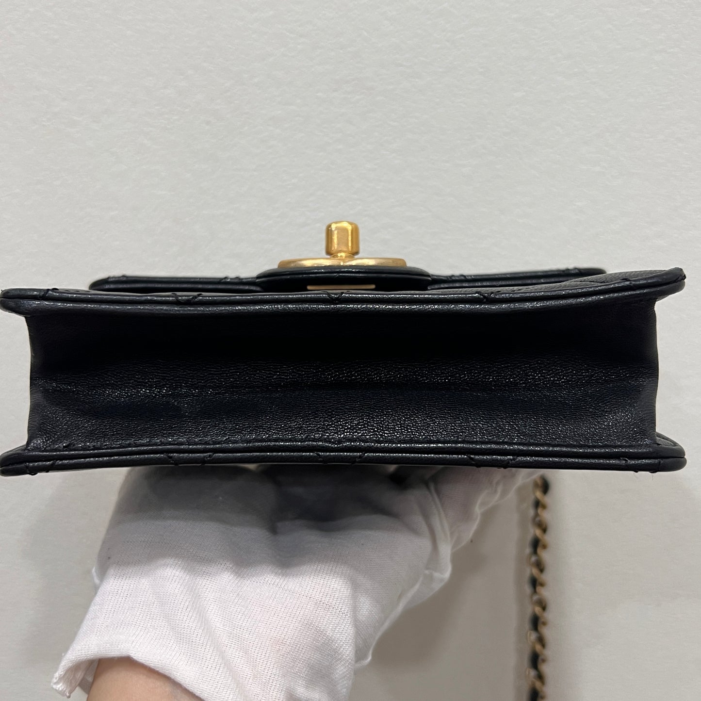 CHANEL Mini Chic Pearl Flap Bag Quilted