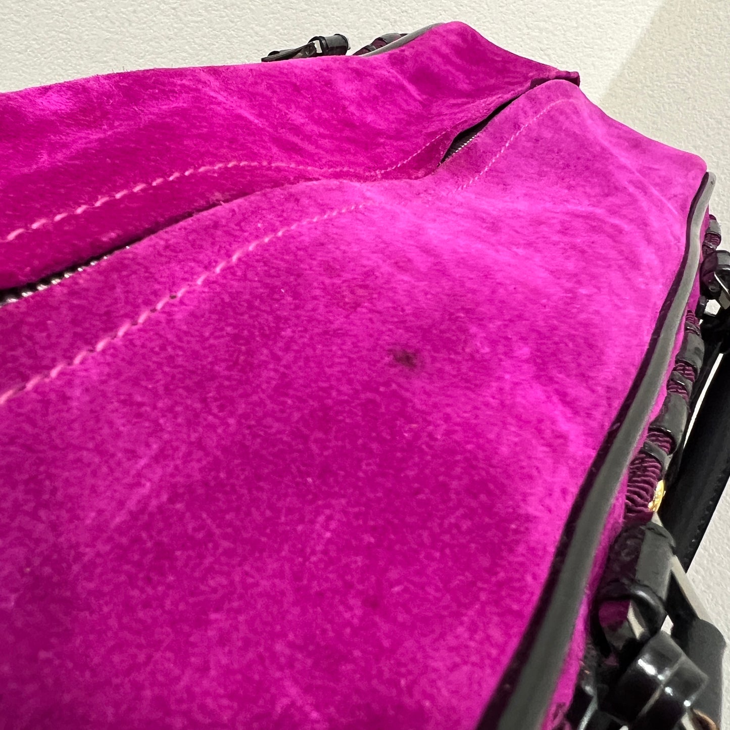 LOEWE Suede Fucshia Pink Amazona