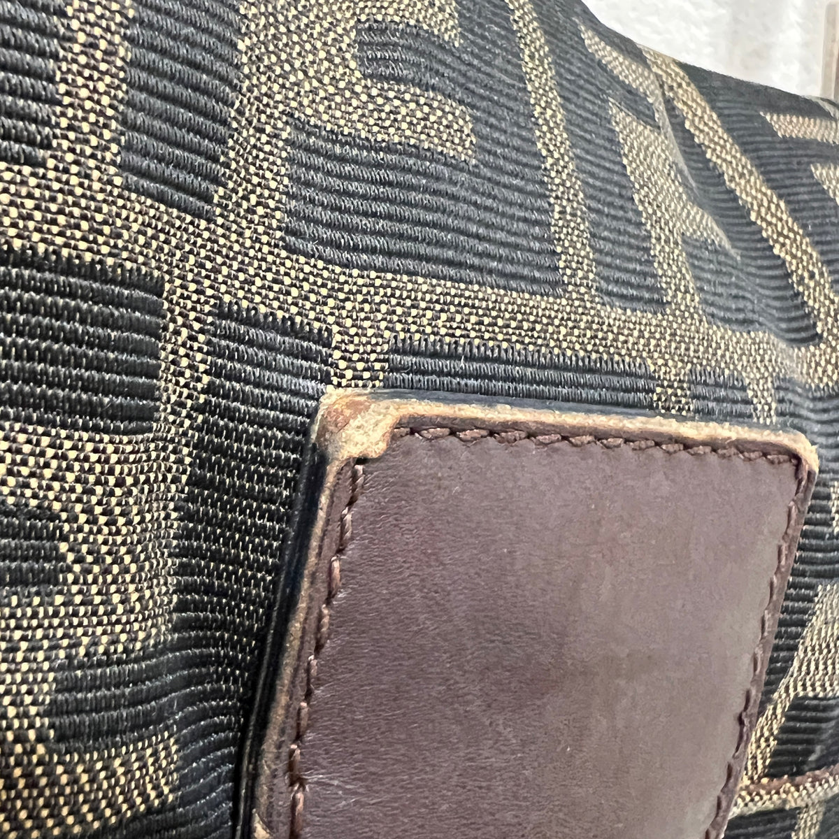 Fendi Baguette Zucca Canvas
