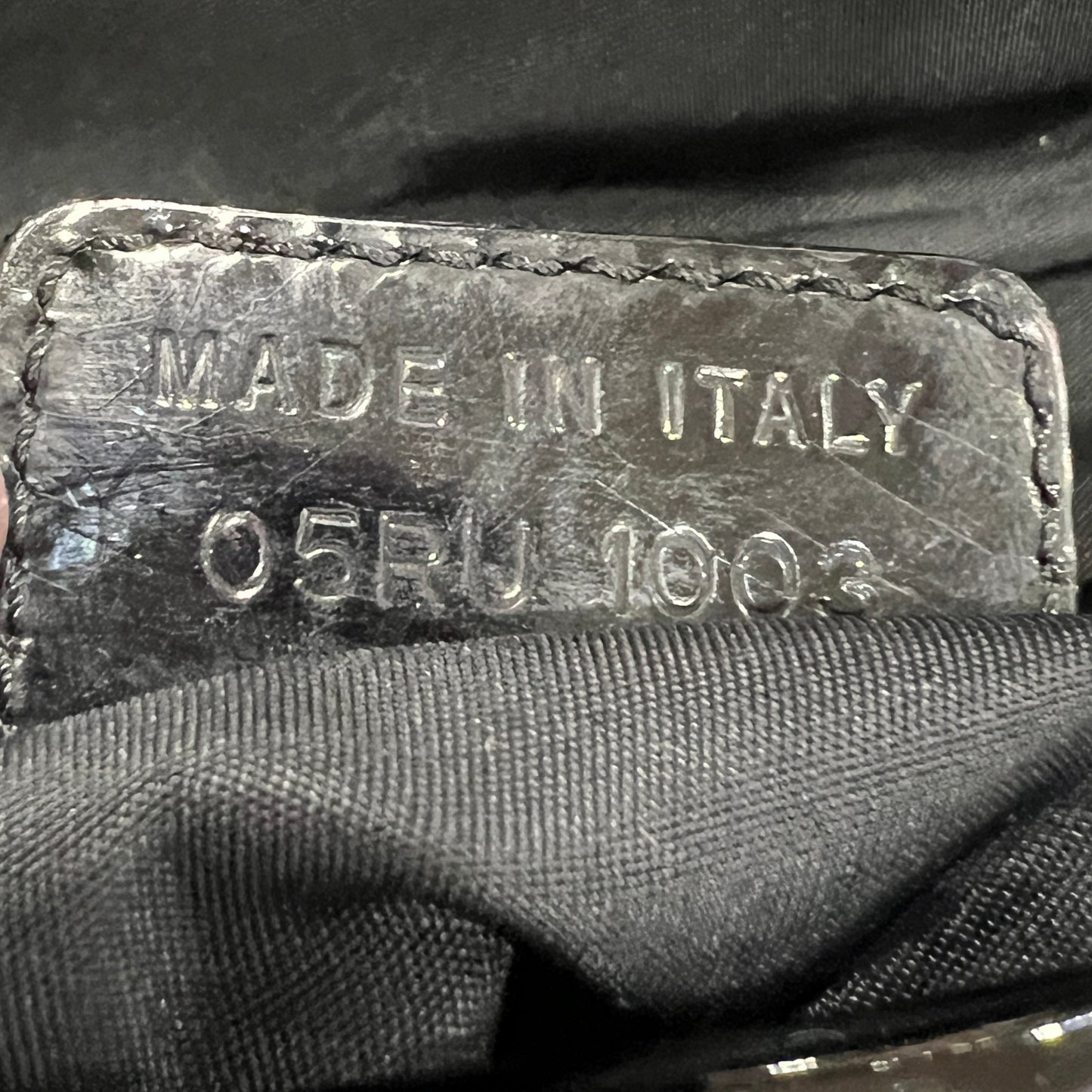 DIOR Black Saddle Bag