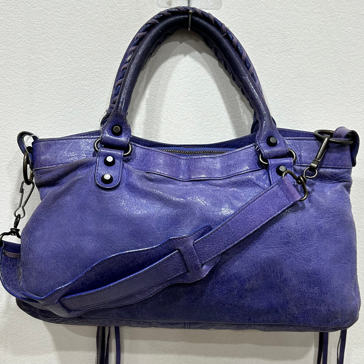 BALENCIAGA The First Bag Purple
