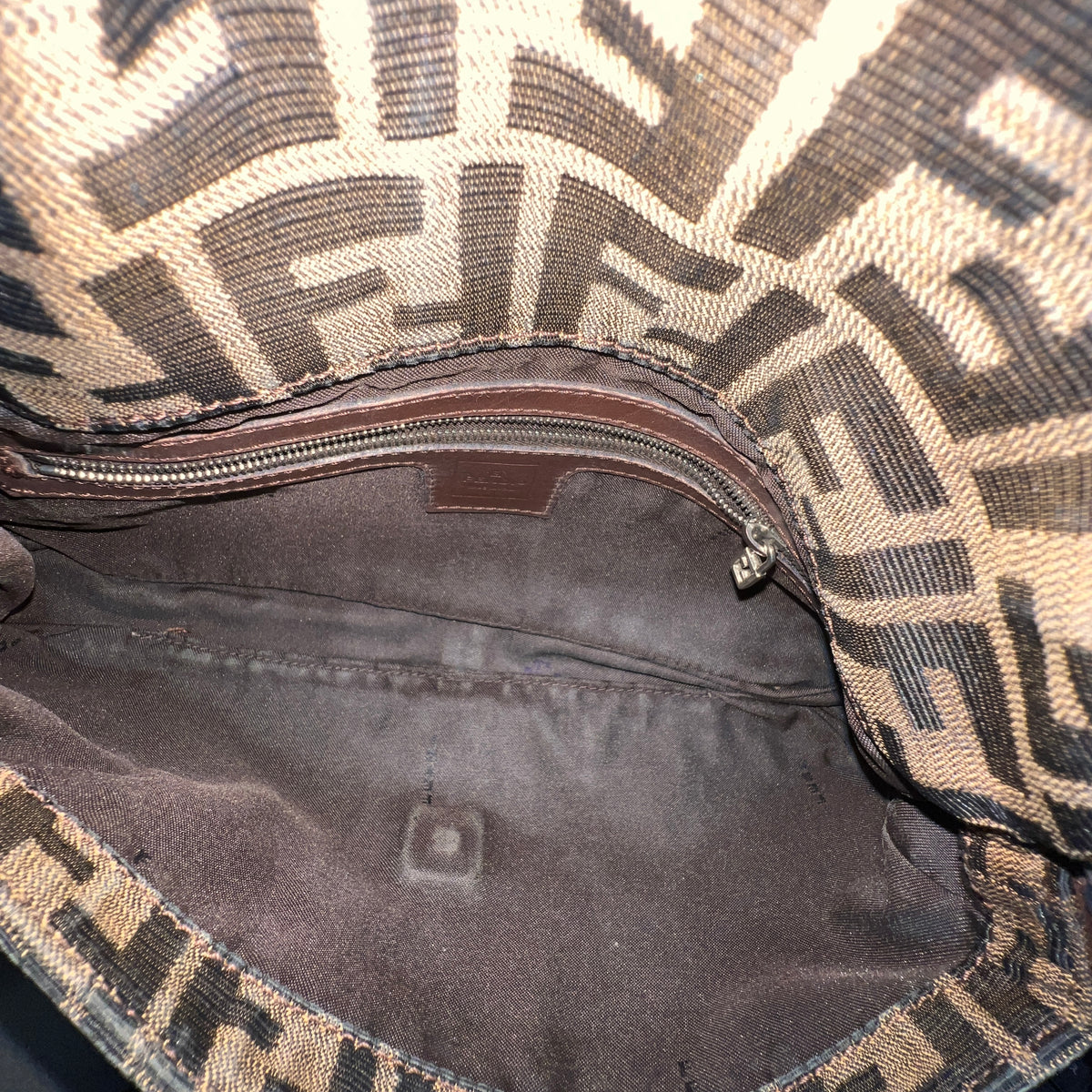 Fendi Baguette Zucca Canvas