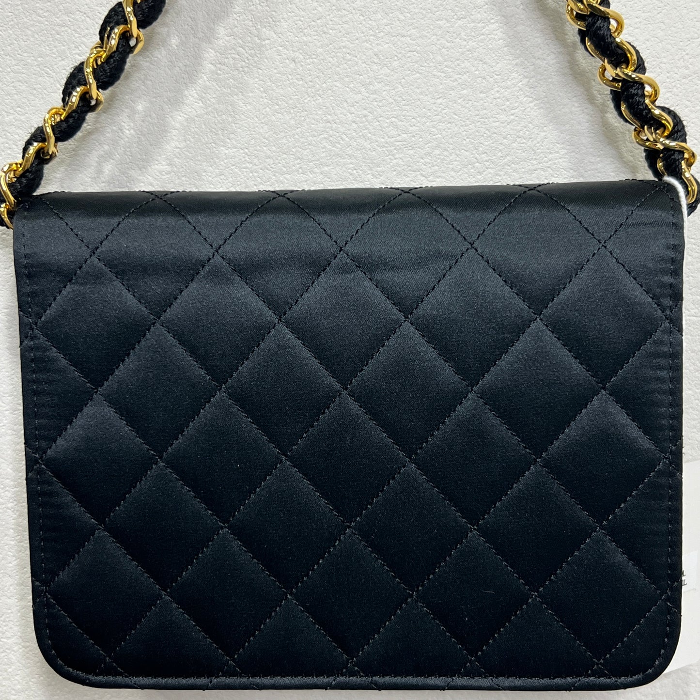 CHANEL Silk Shoulder Chain Bag