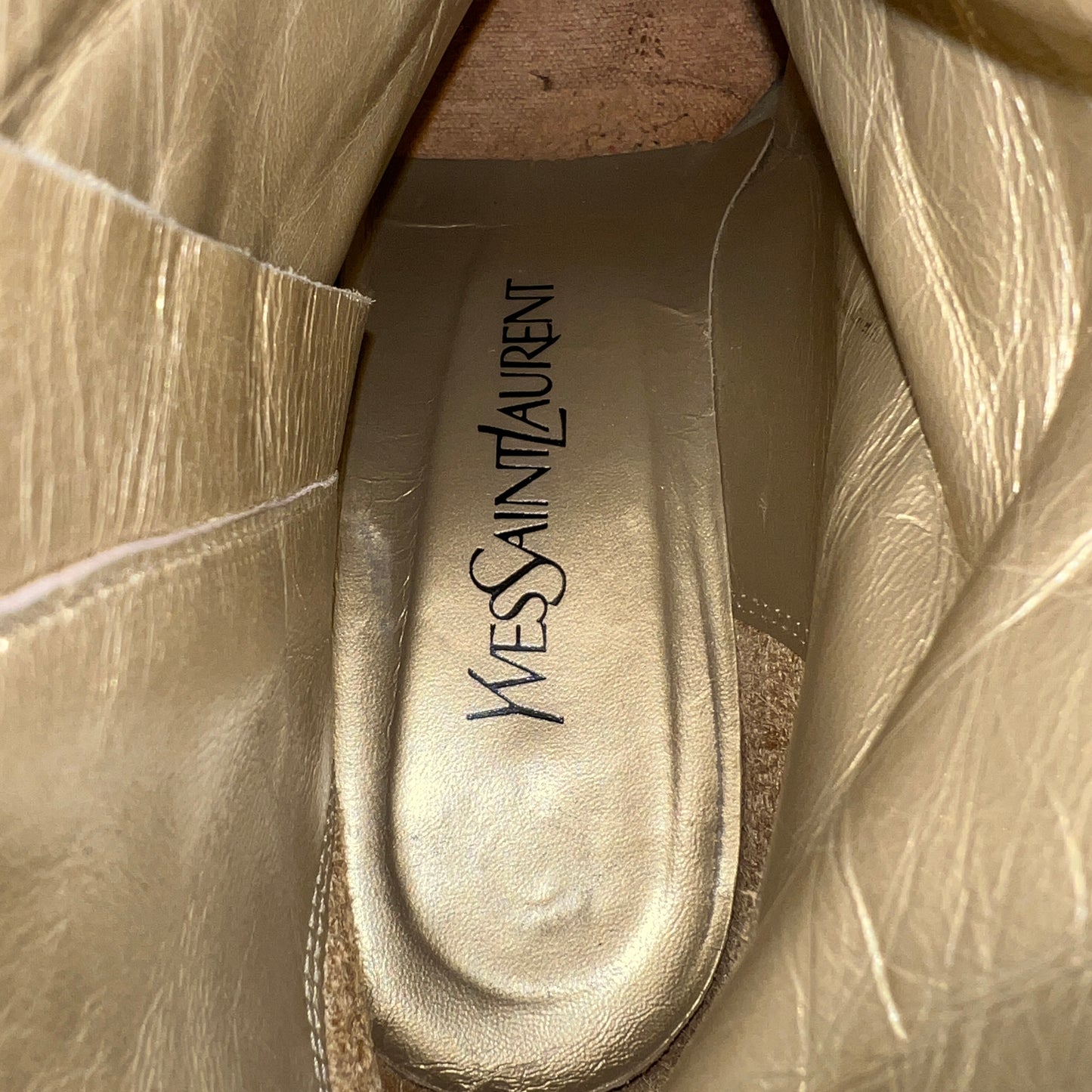 YSL Suede Half Boots Size 37