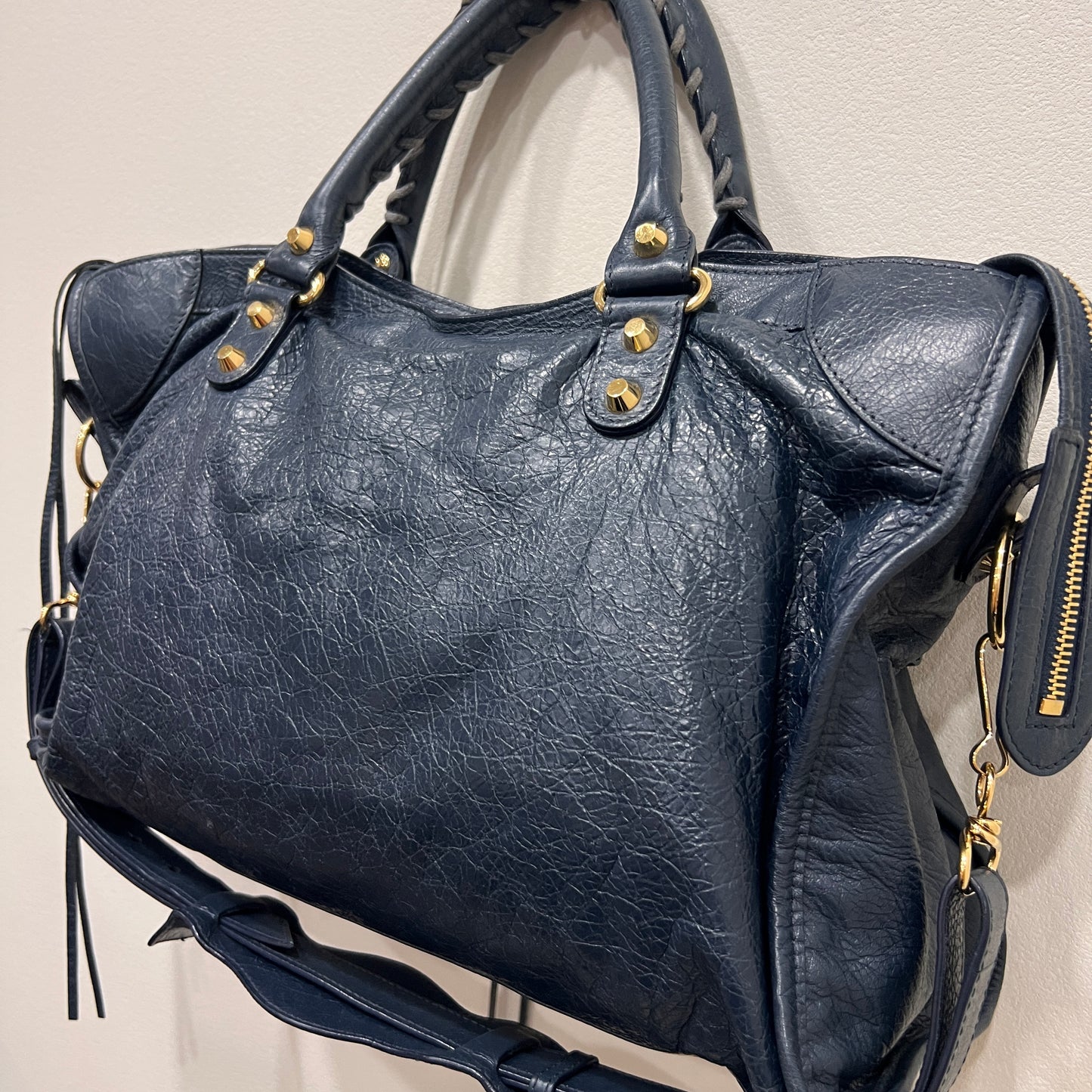 BALENCIAGA City Medium Navy