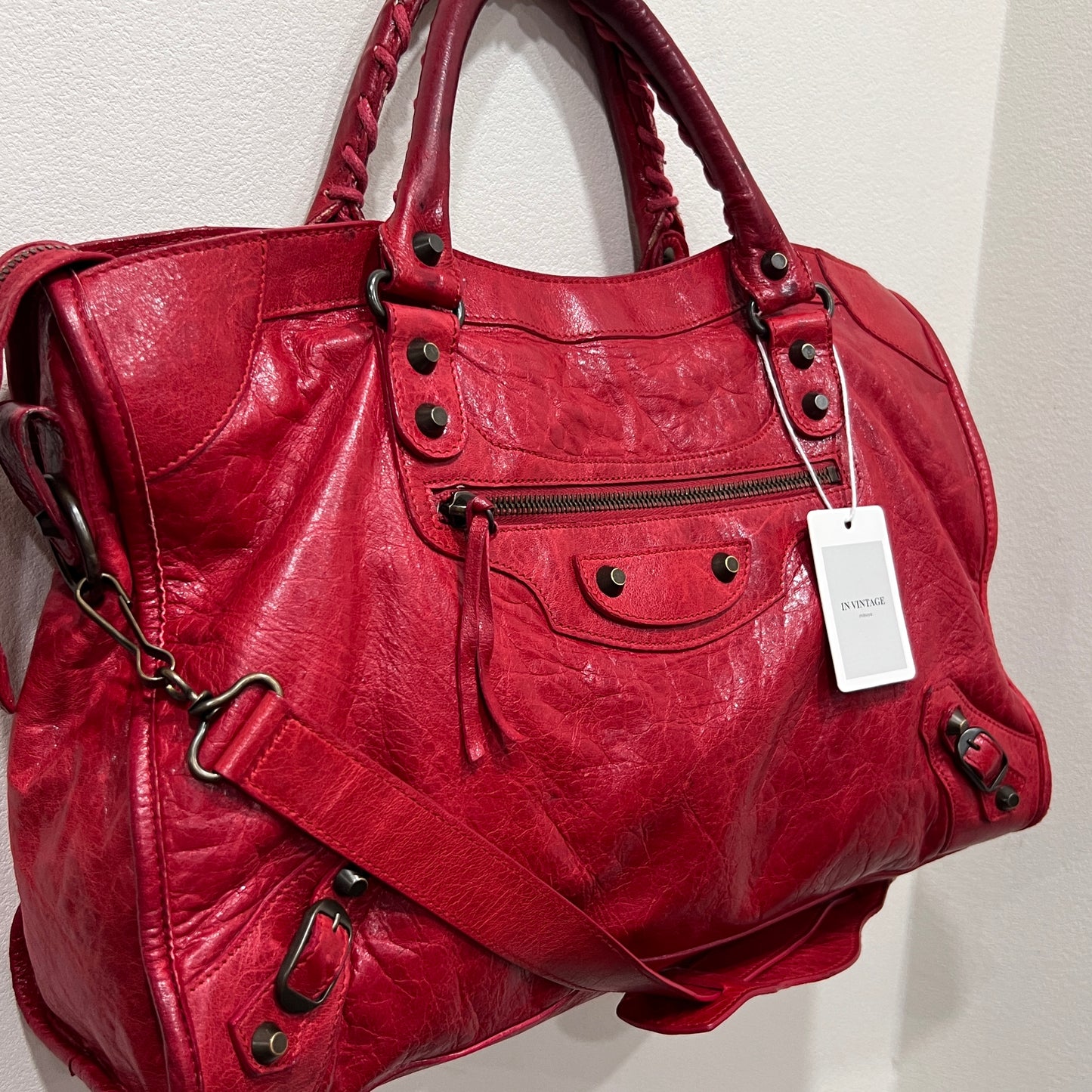 BALENCIAGA City Bag Red Medium