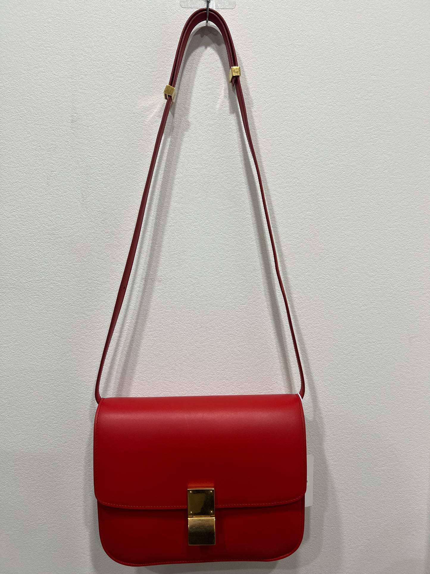 CELINE Classix Box Bag (Red/Orangish)