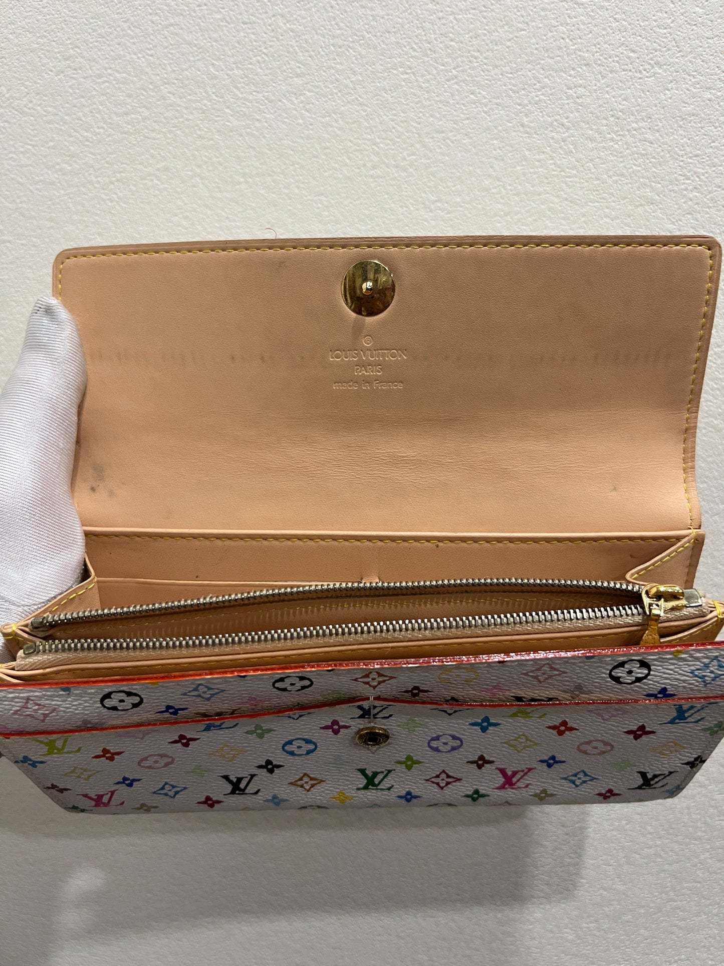 LOUIS VUITTON Multi Color Murakami Wallet