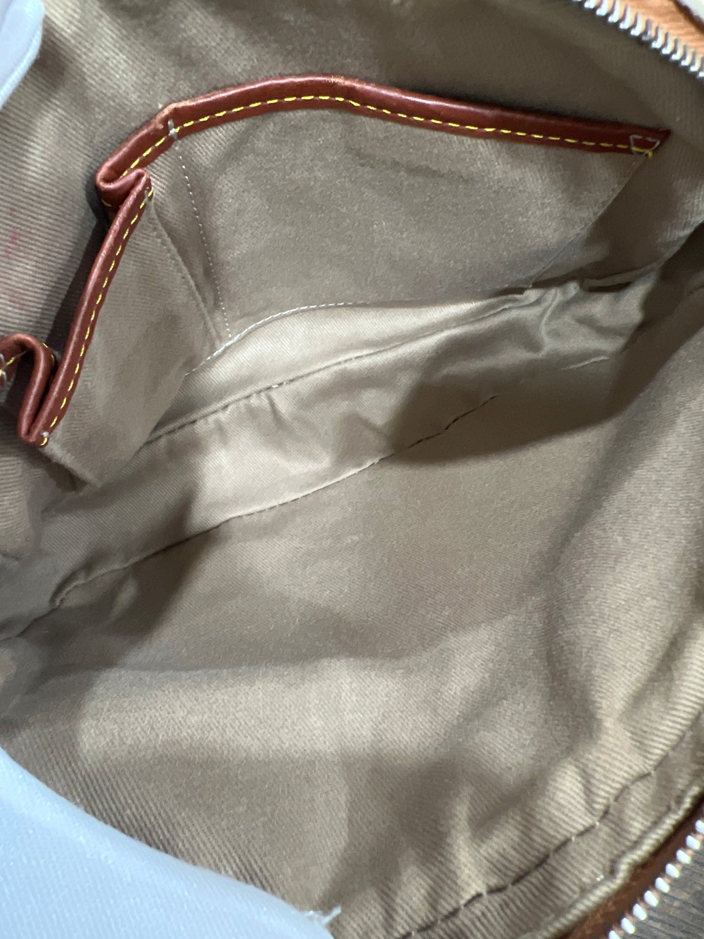 CELINE Macadam Canvas Shoulder Bag