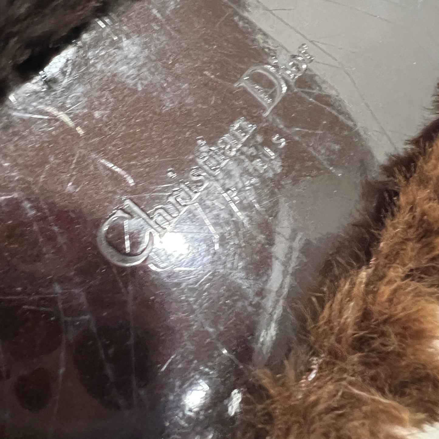 DIOR Fur Handbag Small