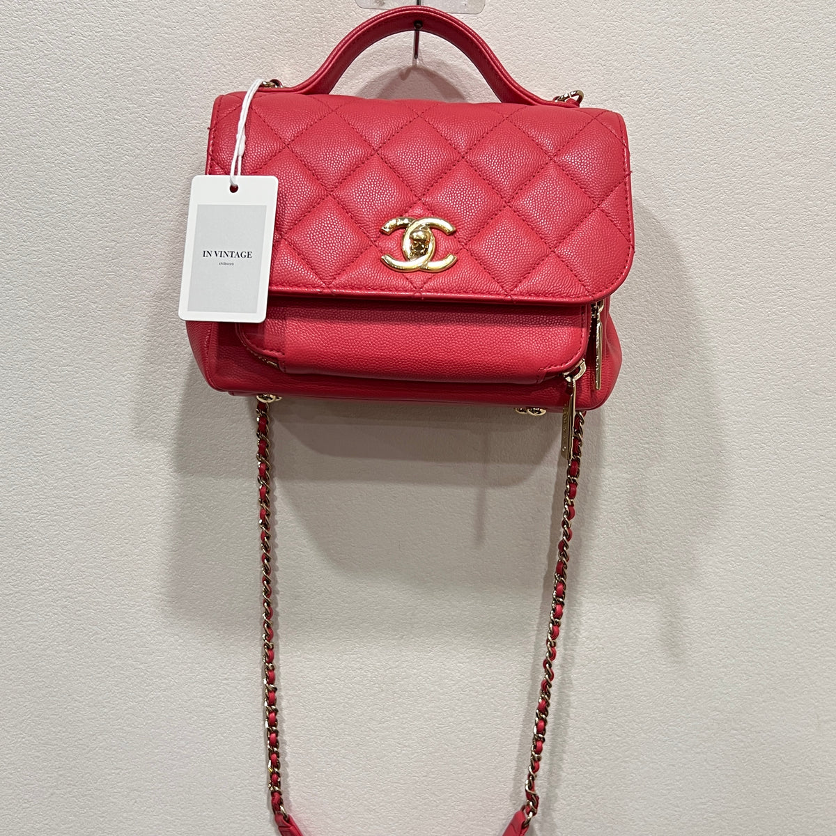 CHANEL Business Affinity Quilted Caviar