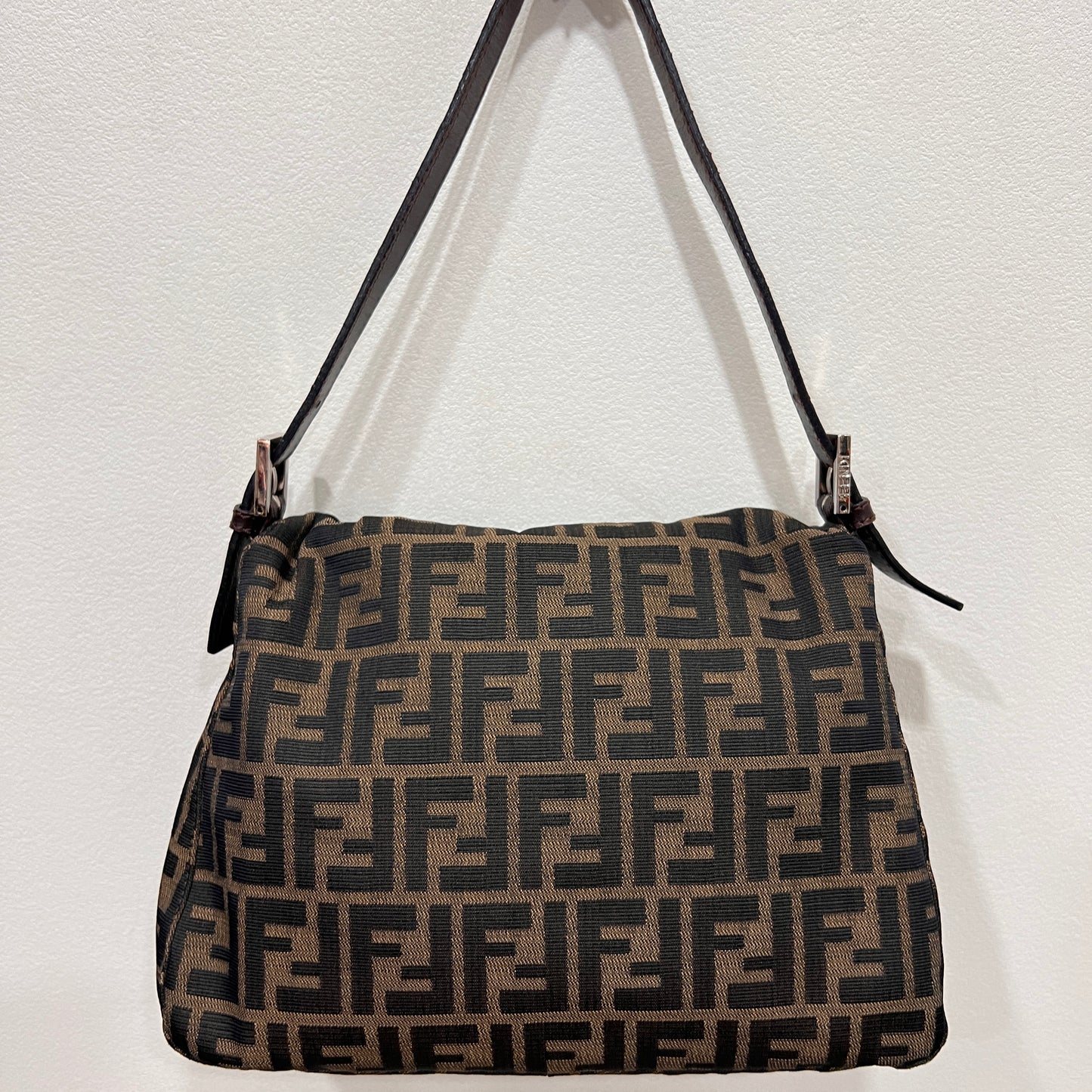 FENDI Mamma Baguettw Silver Hardware