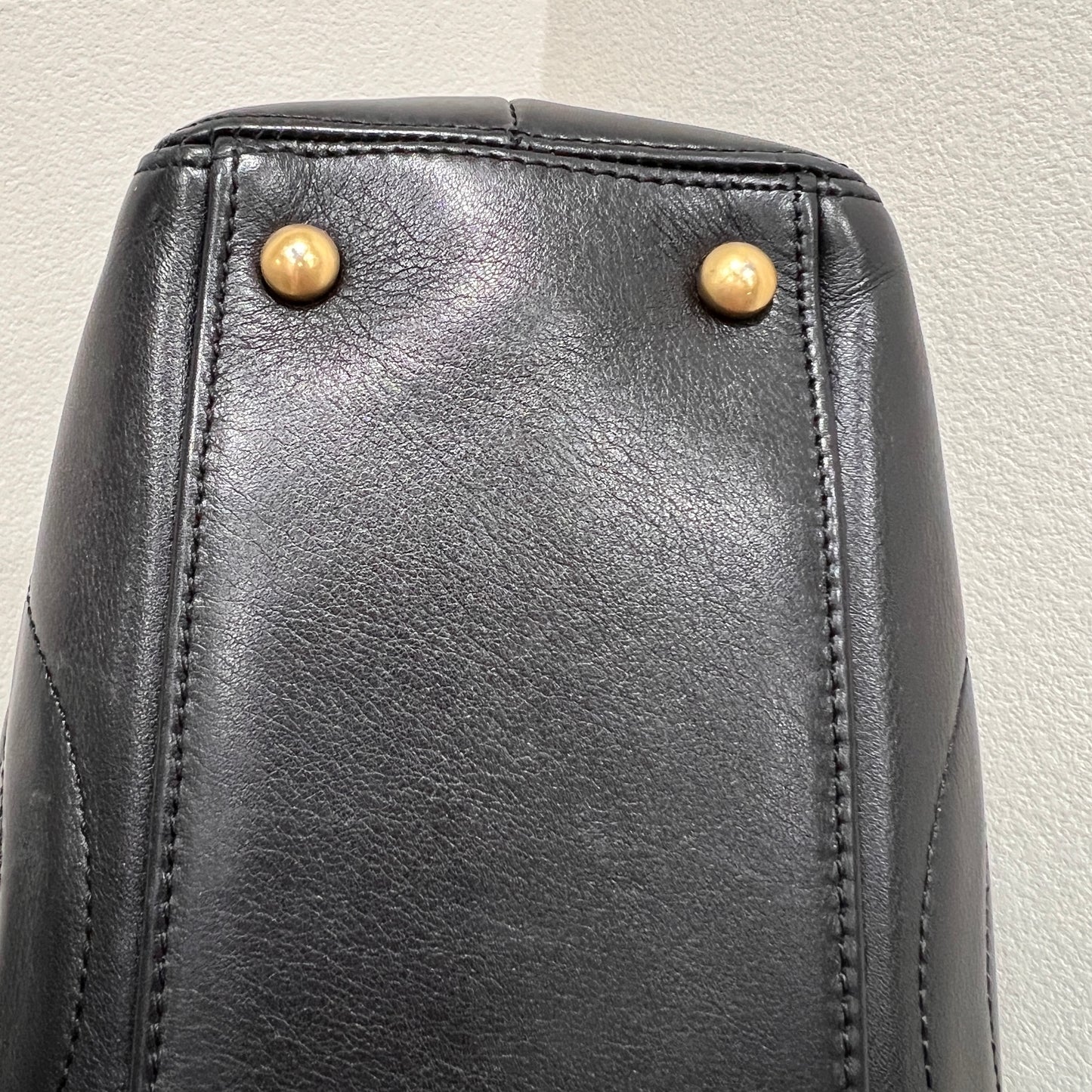 CHANEL Triple CC Bowling Black Handbag