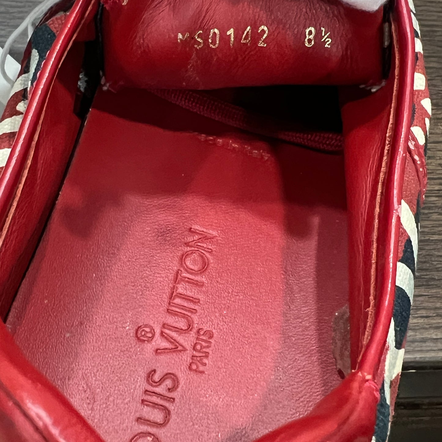 LOUIS VUITTON Stephen Sprouse Graffiti Low Sneakers Size 8 1/2