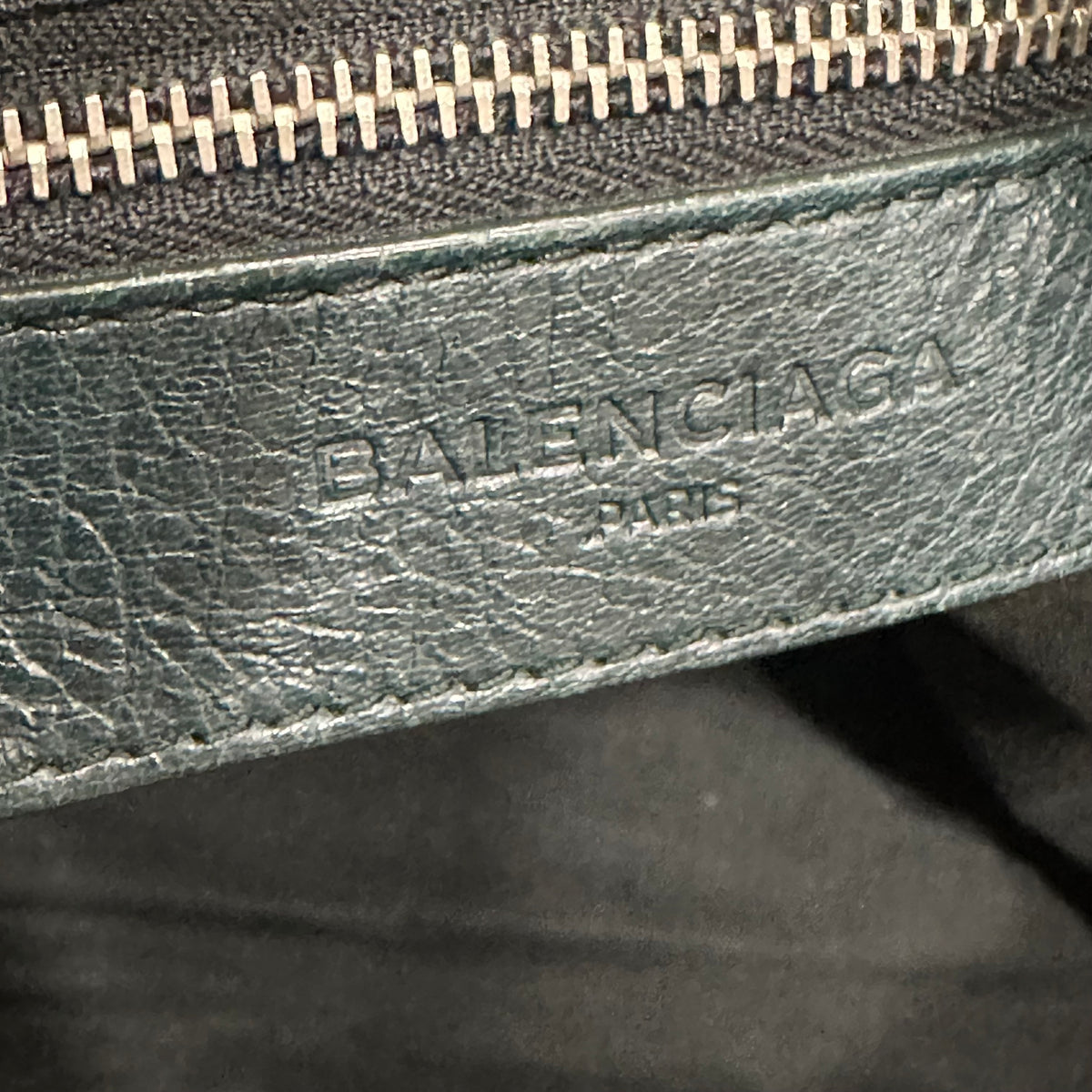 BALENCIAGA  Green City Bag Long Strap