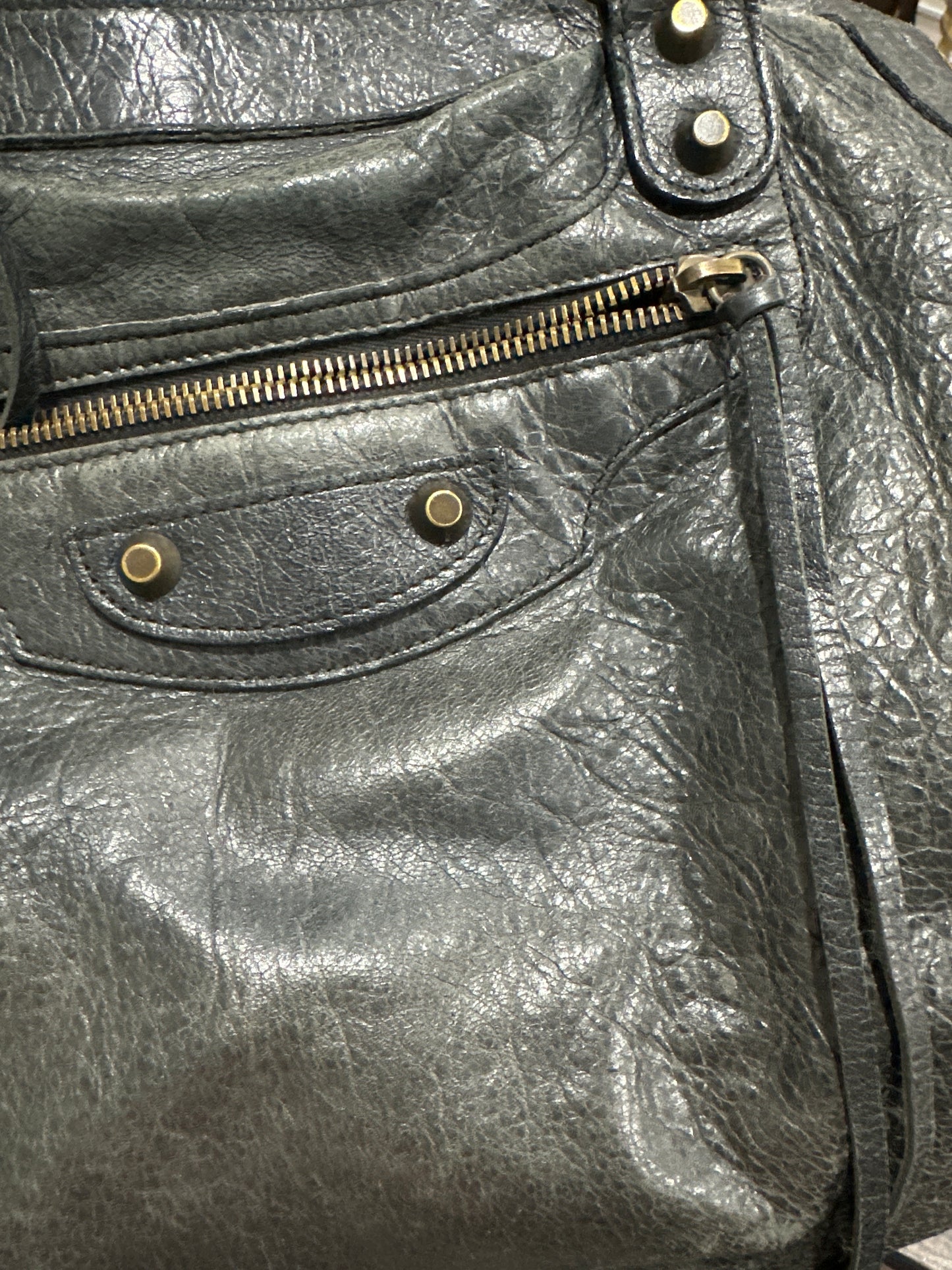 Balenciaga city bag long strap