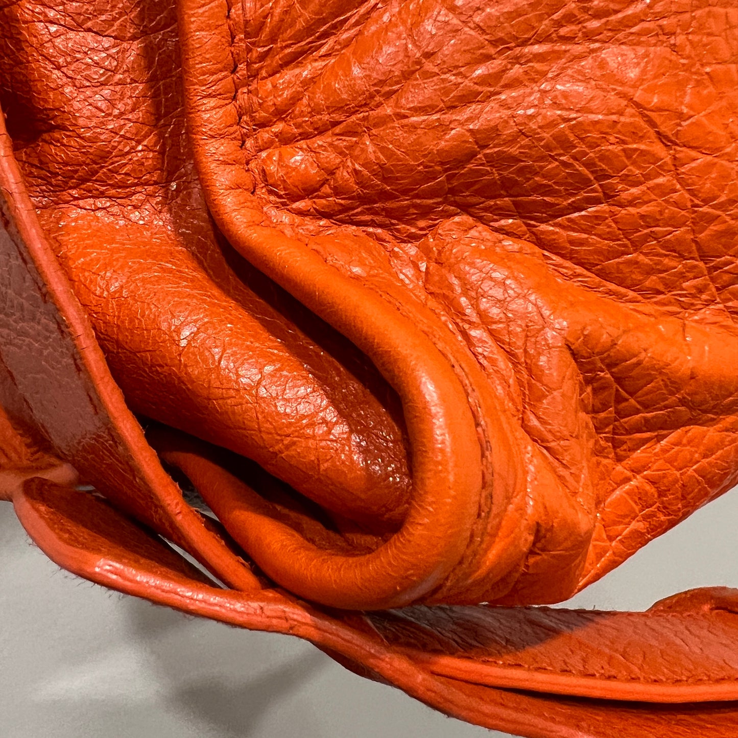 BALENCIAGA City Bag Orange Giant Hardware