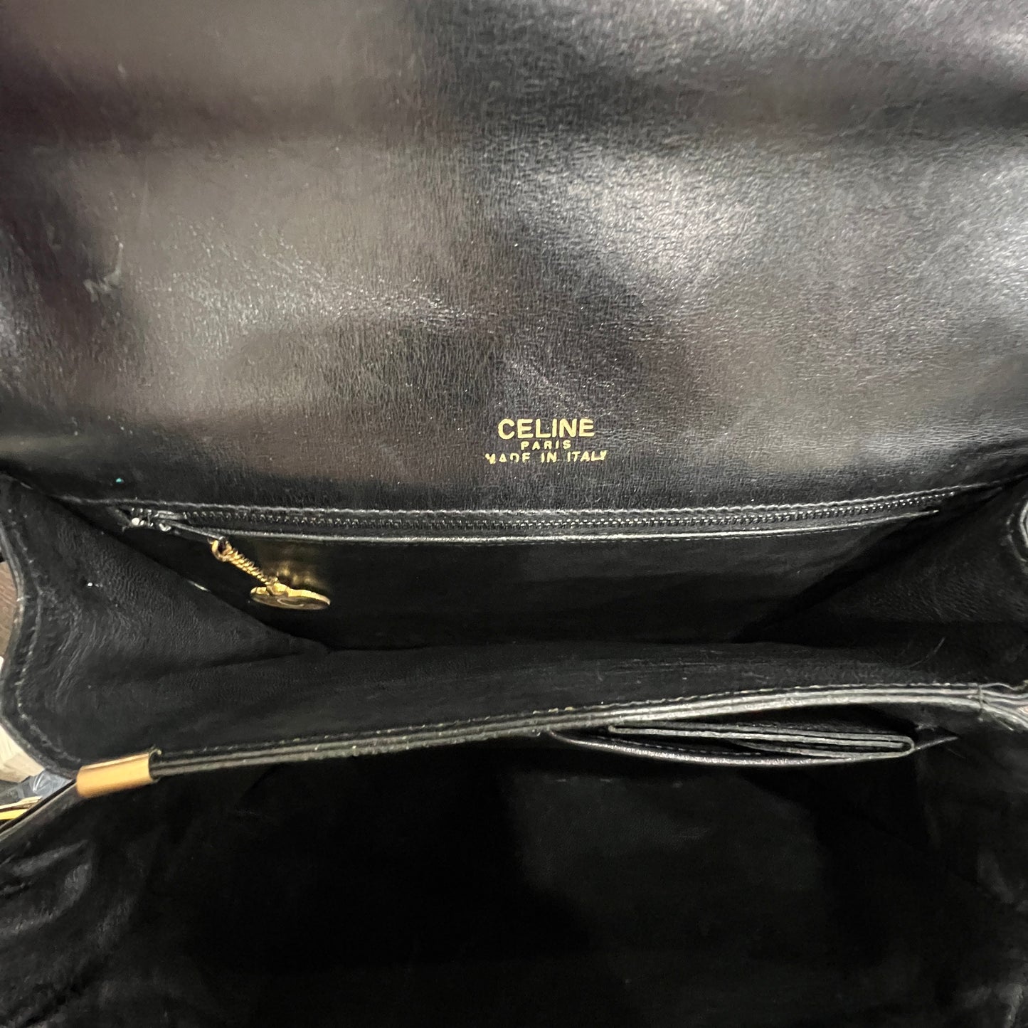 CELINE Vintage Horse Carriage Shoulder Bag