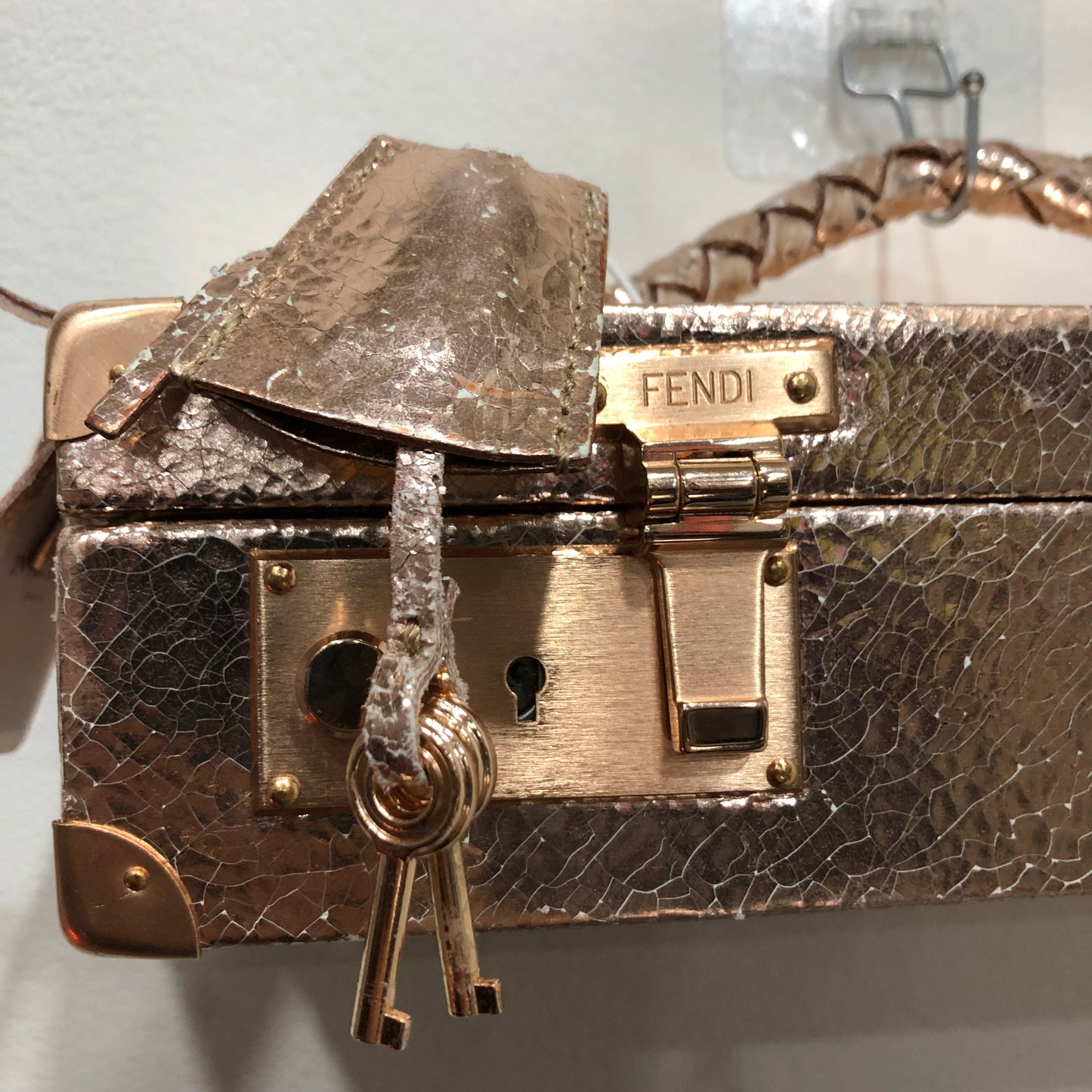 FENDI Archival Cosmetic Storage Bag (Pink Gold)