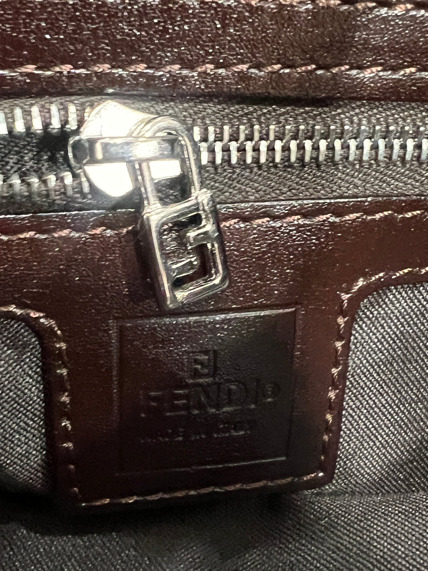 FENDI Zucca Shoulder Bag