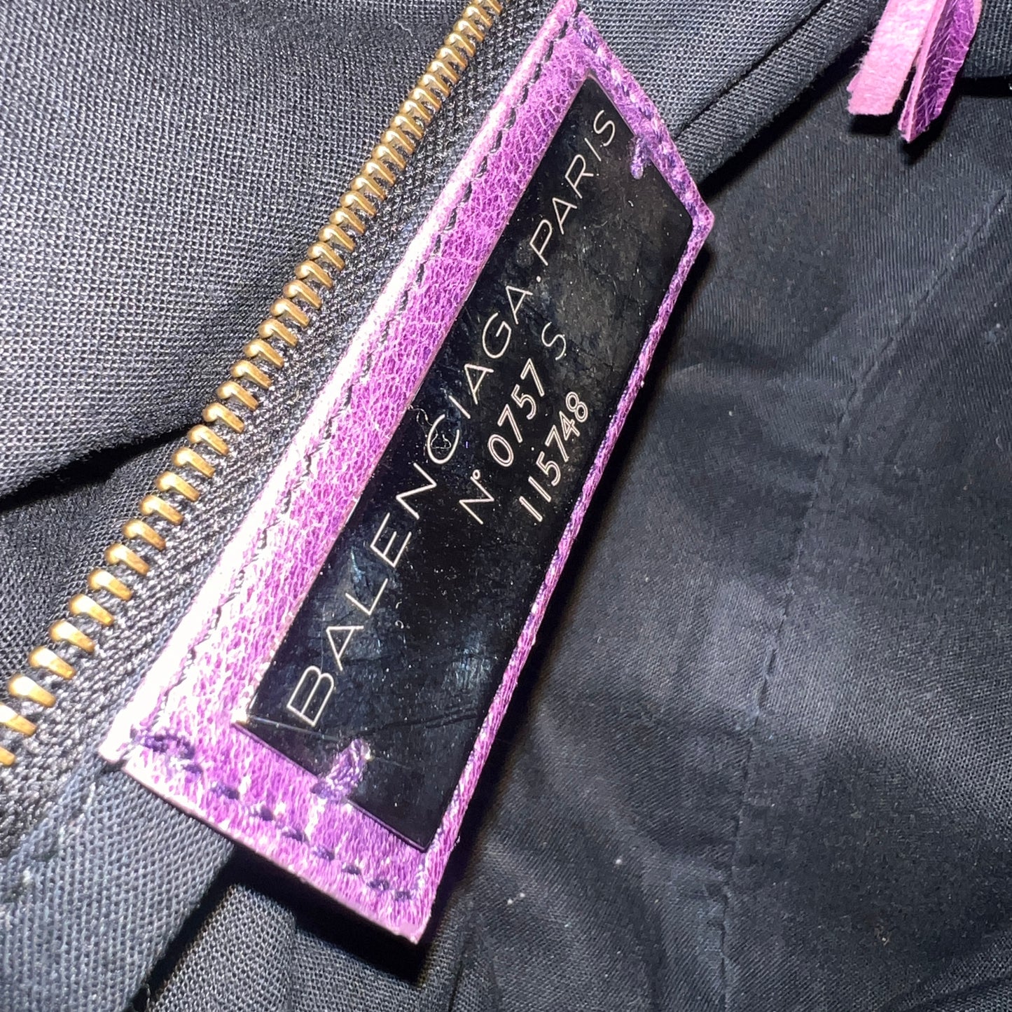 BALENCIAGA City Bag Medium Purple