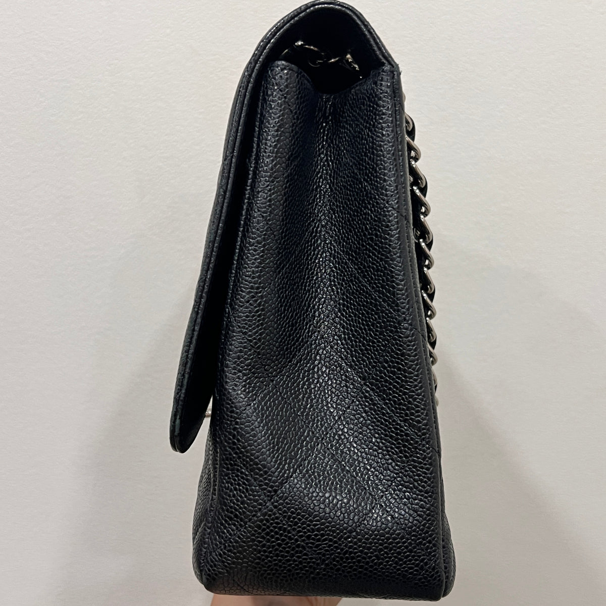 CHANEL Caviar Single Flap Jumbo
