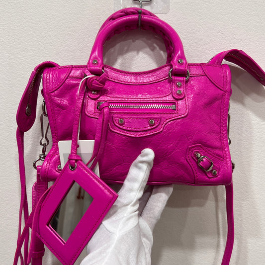 BALENCIAGA Le City Bag Mini in Hot Pink