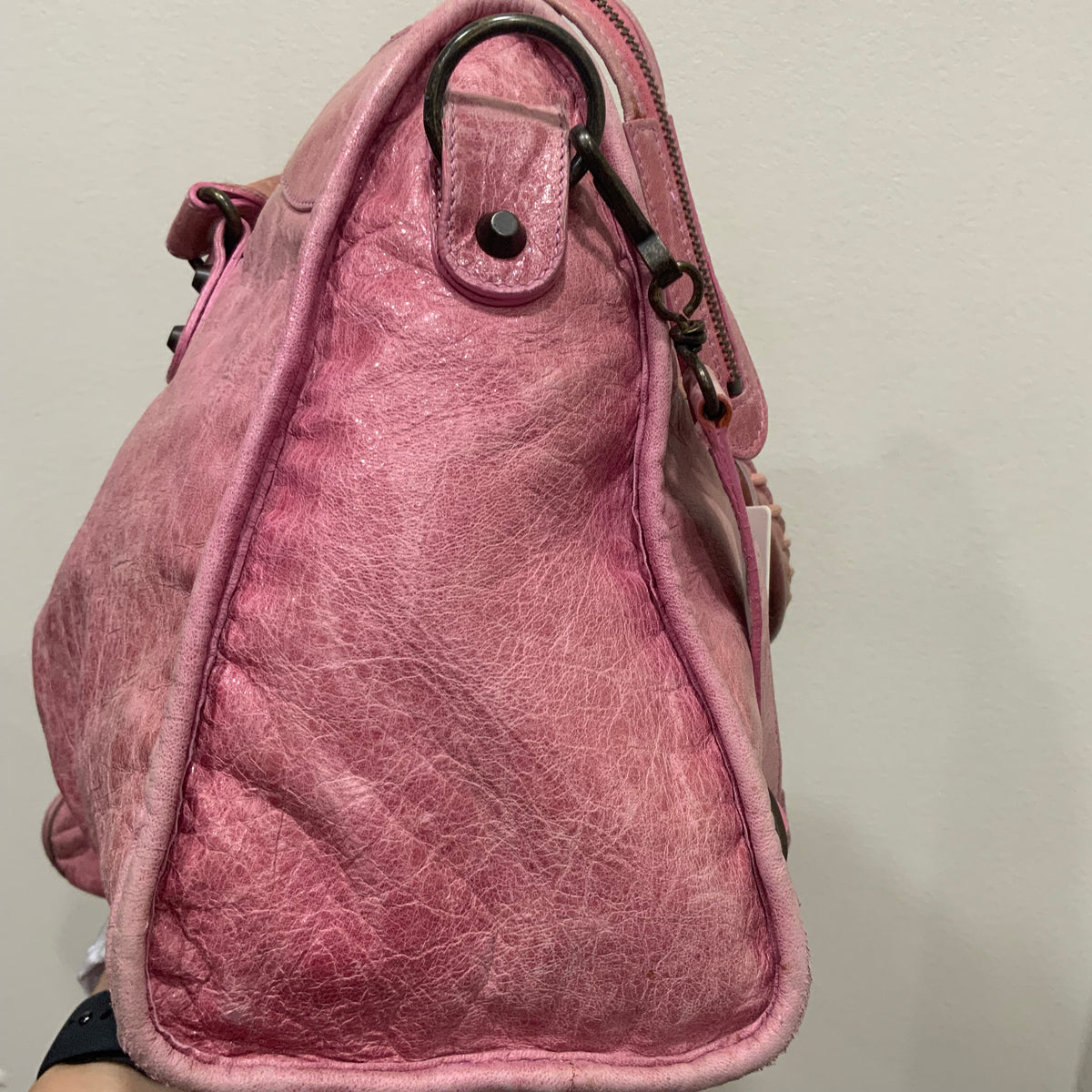 BALENCIAGA Pink City Bag Medium