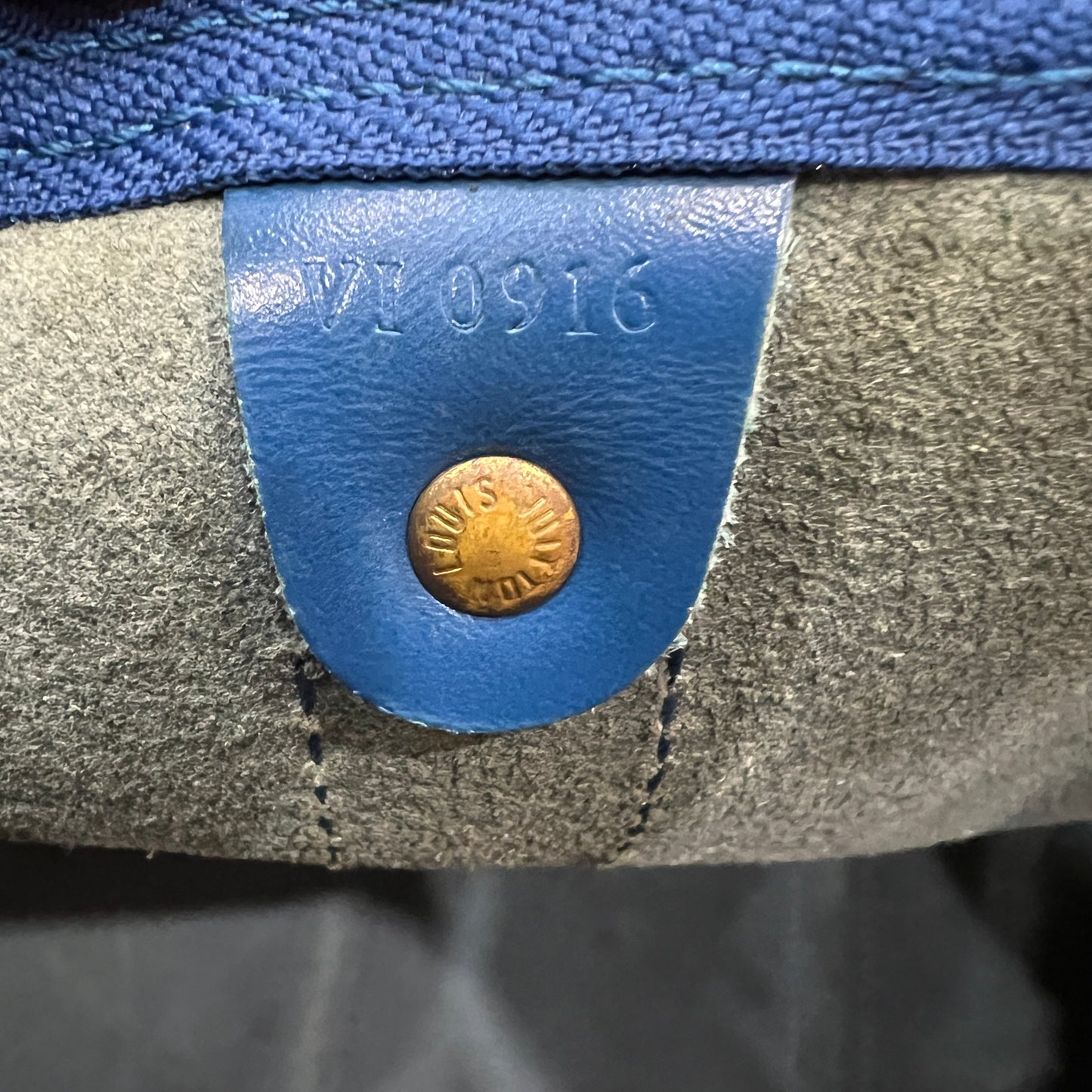 LOUIS VUITTON Keepall Epi Lether 50cm