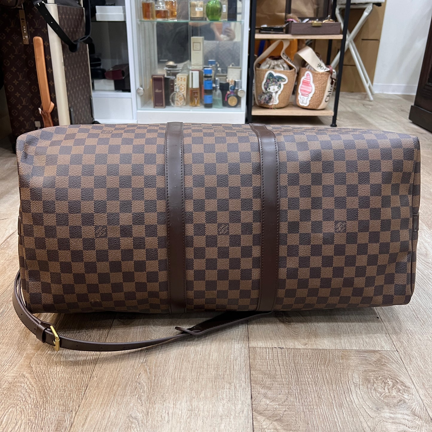 LOUIS VUITTON Damier Keepall 55cm
